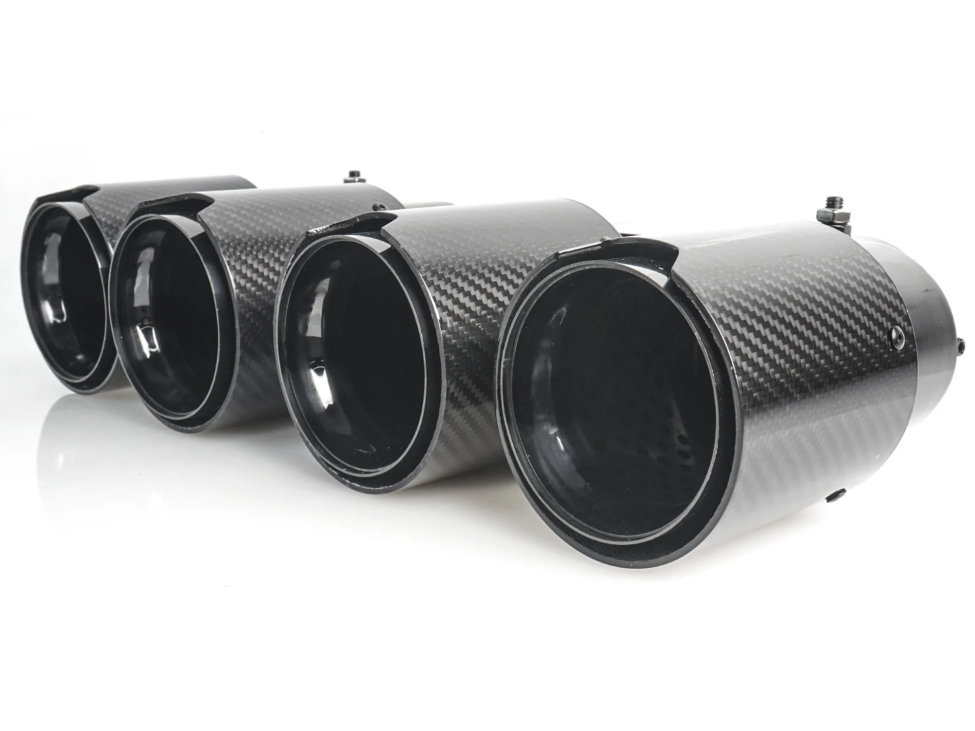 1 Pair L+R Carbon Fiber Exhaust Tip Replace For BMW G05 X5 G06 X6 G07 X7 2019-2026 40i M-Sport Only - Image 7