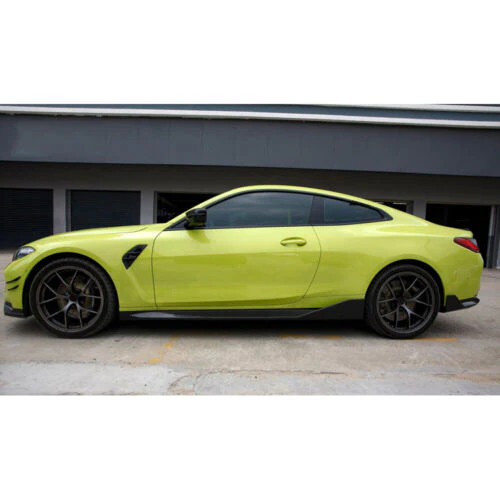 Dry Carbon Fiber Front Fender Side Vent Trims for BMW M4 G82 G83 2021-2024 - Image 2