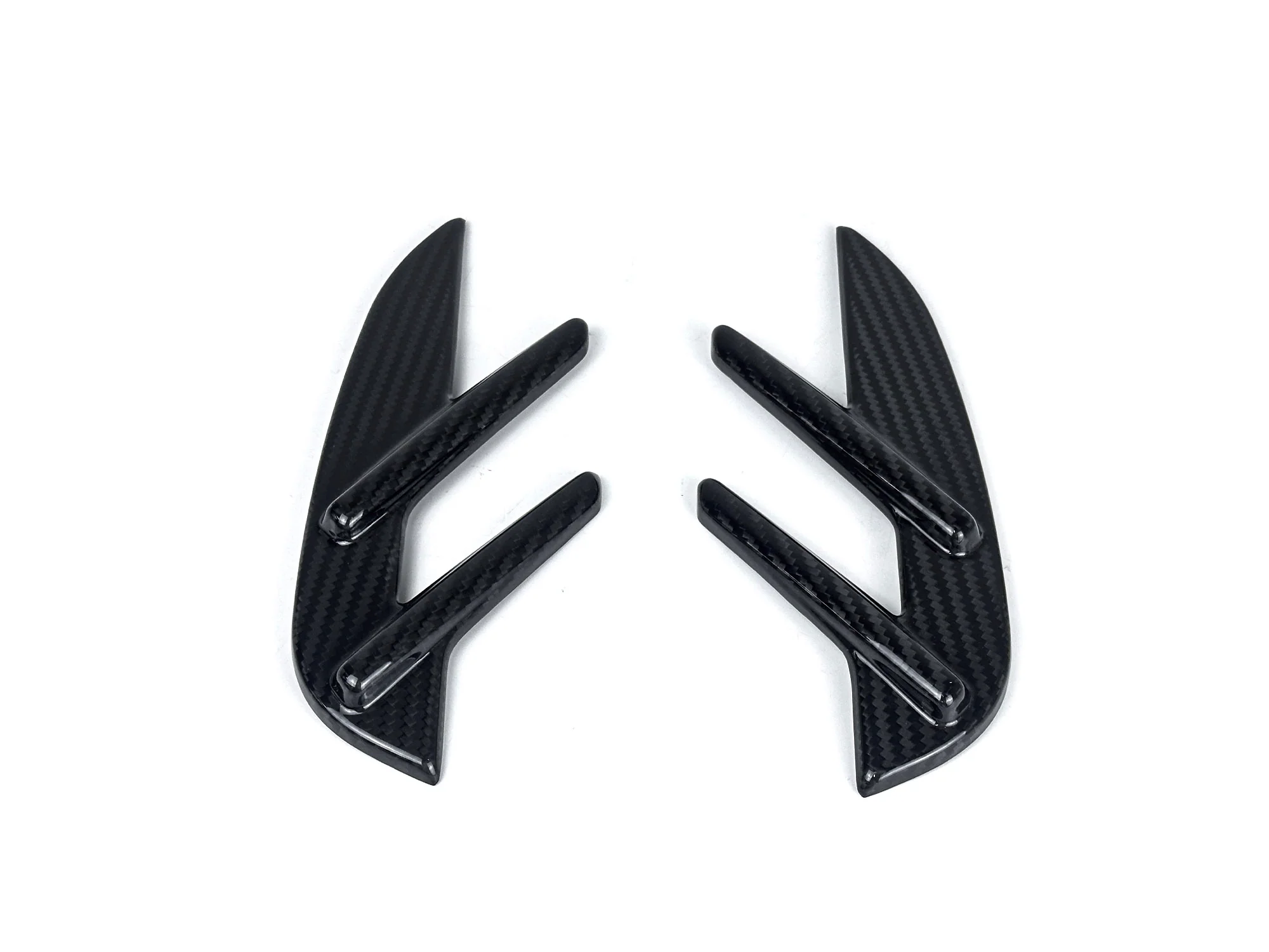 Dry Carbon Fiber Front Fender Side Vent Trims for BMW M4 G82 G83 2021-2024 - Image 4