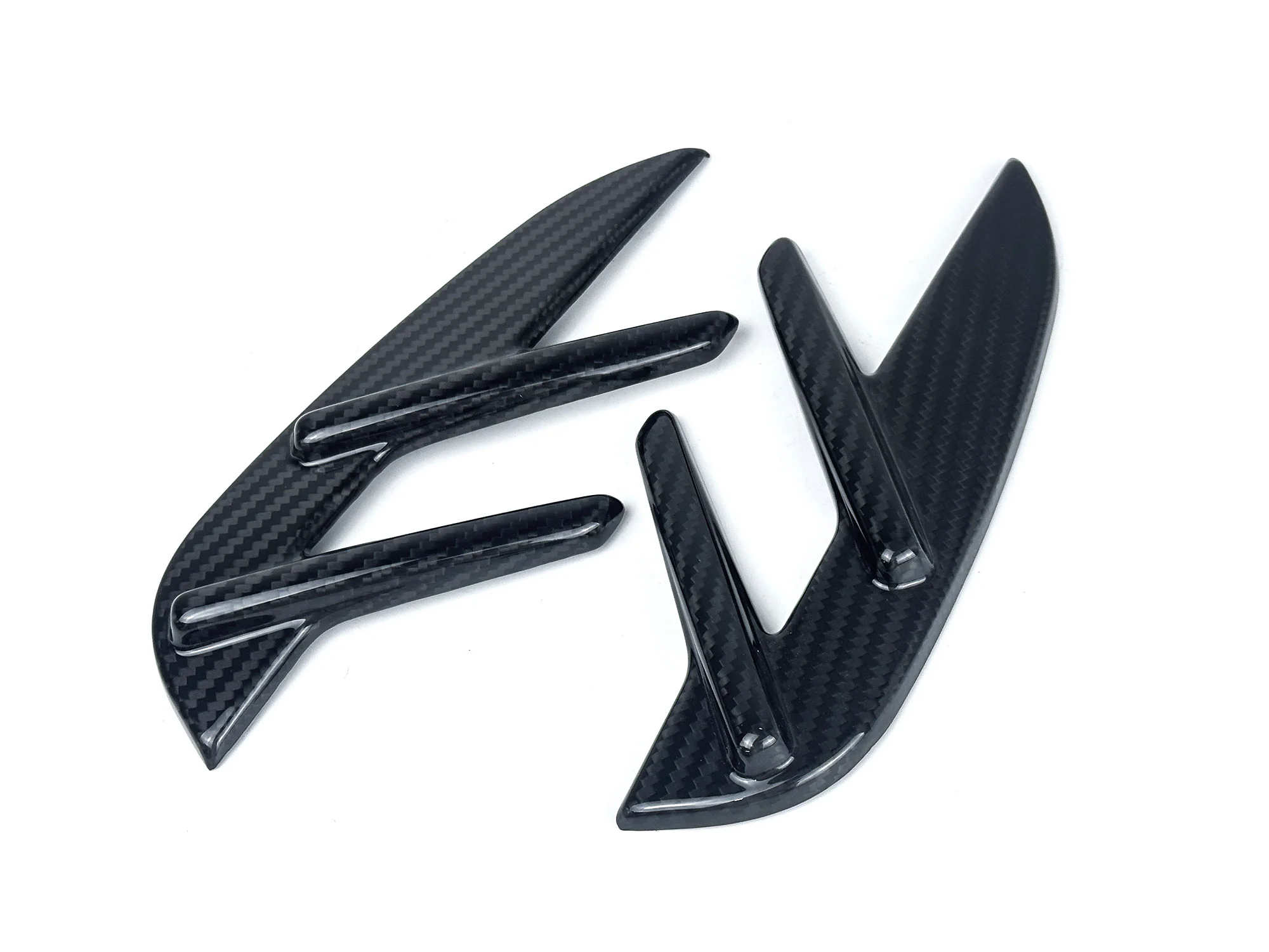 Dry Carbon Fiber Front Fender Side Vent Trims for BMW M4 G82 G83 2021-2024 - Image 6