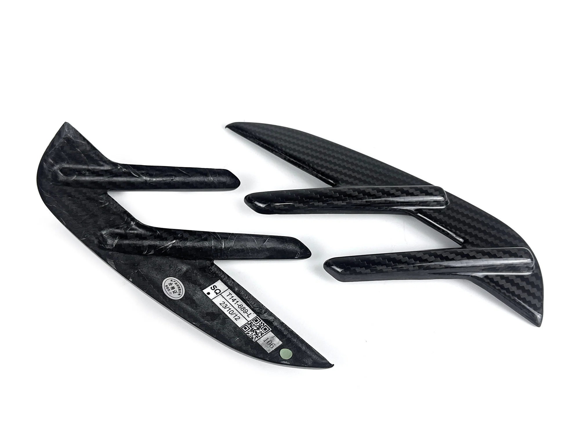Dry Carbon Fiber Front Fender Side Vent Trims for BMW M4 G82 G83 2021-2024 - Image 8