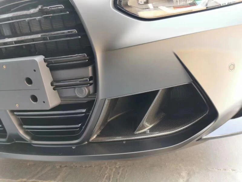 Carbon Fiber Front Bumper Air Vent Grille Cover For BMW G80 M3 G82 G83 M4 2021-2026 - Image 4