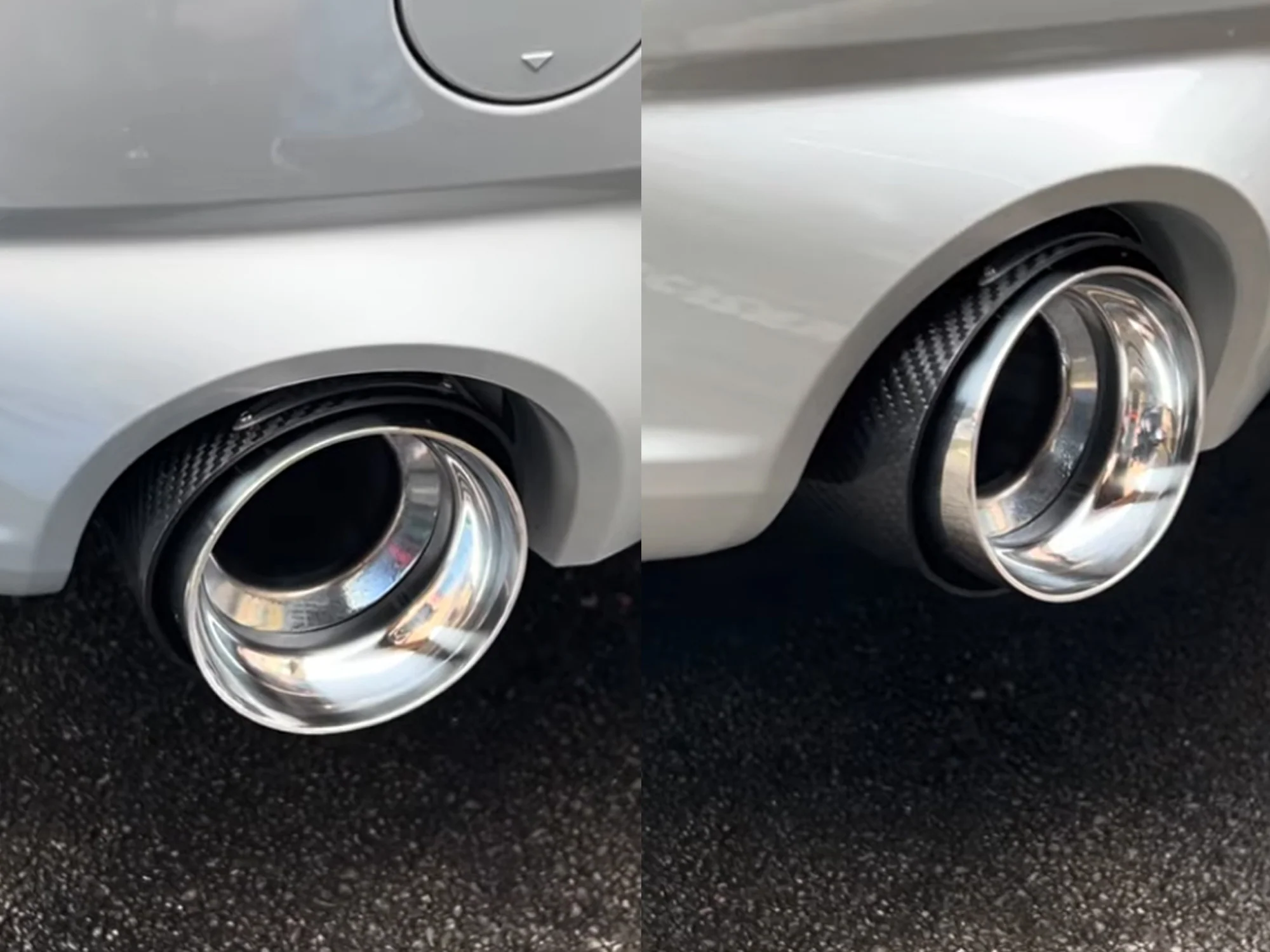 1x 85mm Carbon Exhaust Tip For MINI Cooper F55 F54 F56 F60 R55 R56 R57 R58 R60 - Image 3