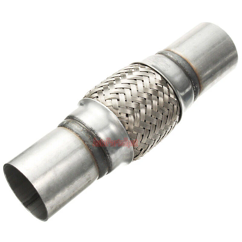 2" Inlet/Pitlet Exhaust Flex Pipe, Lenght 8'' 10'' 12'' 14'' 16'' Heavy Duty Stainless Steel - Image 5