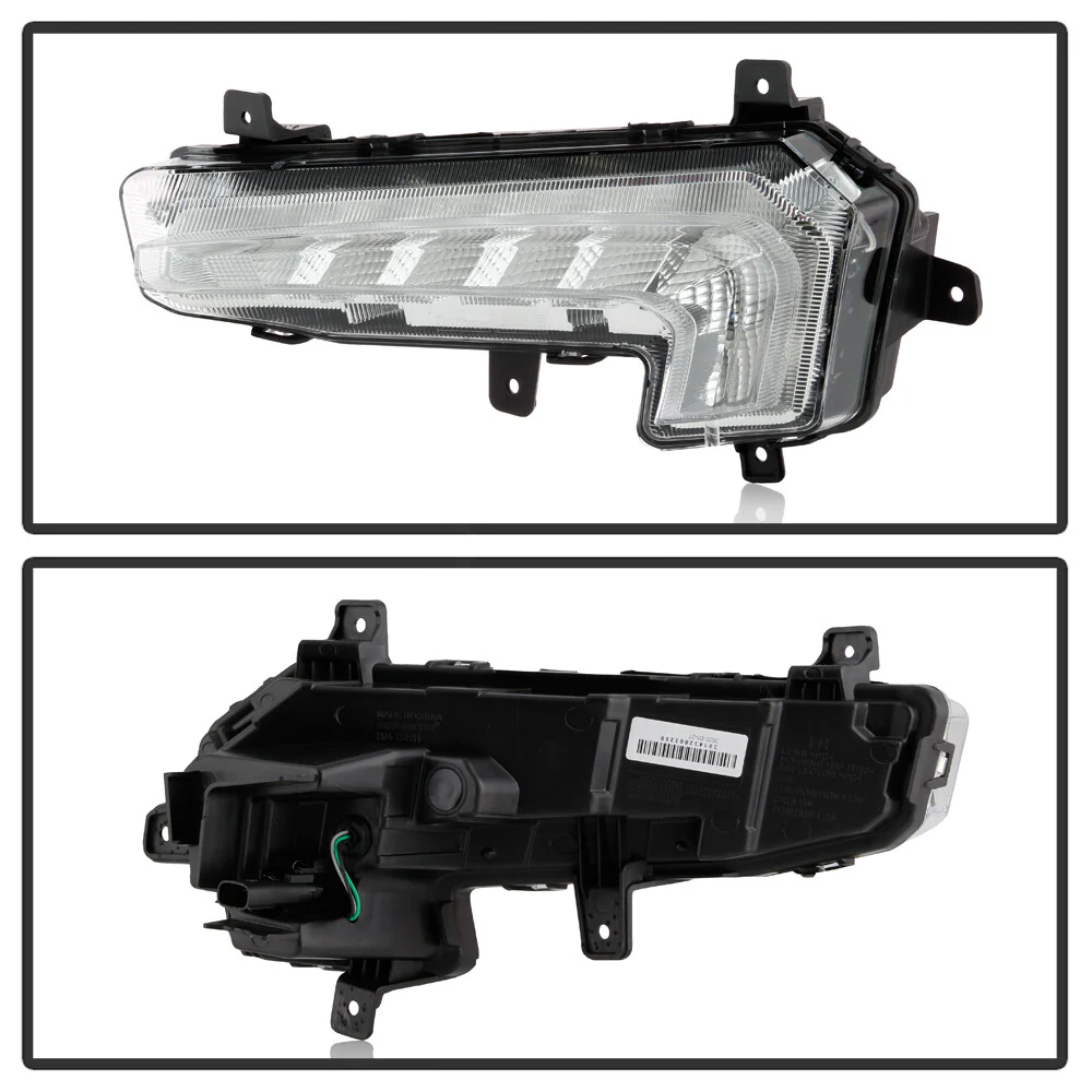 2016-2018 Chevy Malibu Bumper LED DRL Daytime Running Lights Fog Driving Lamps - Image 2