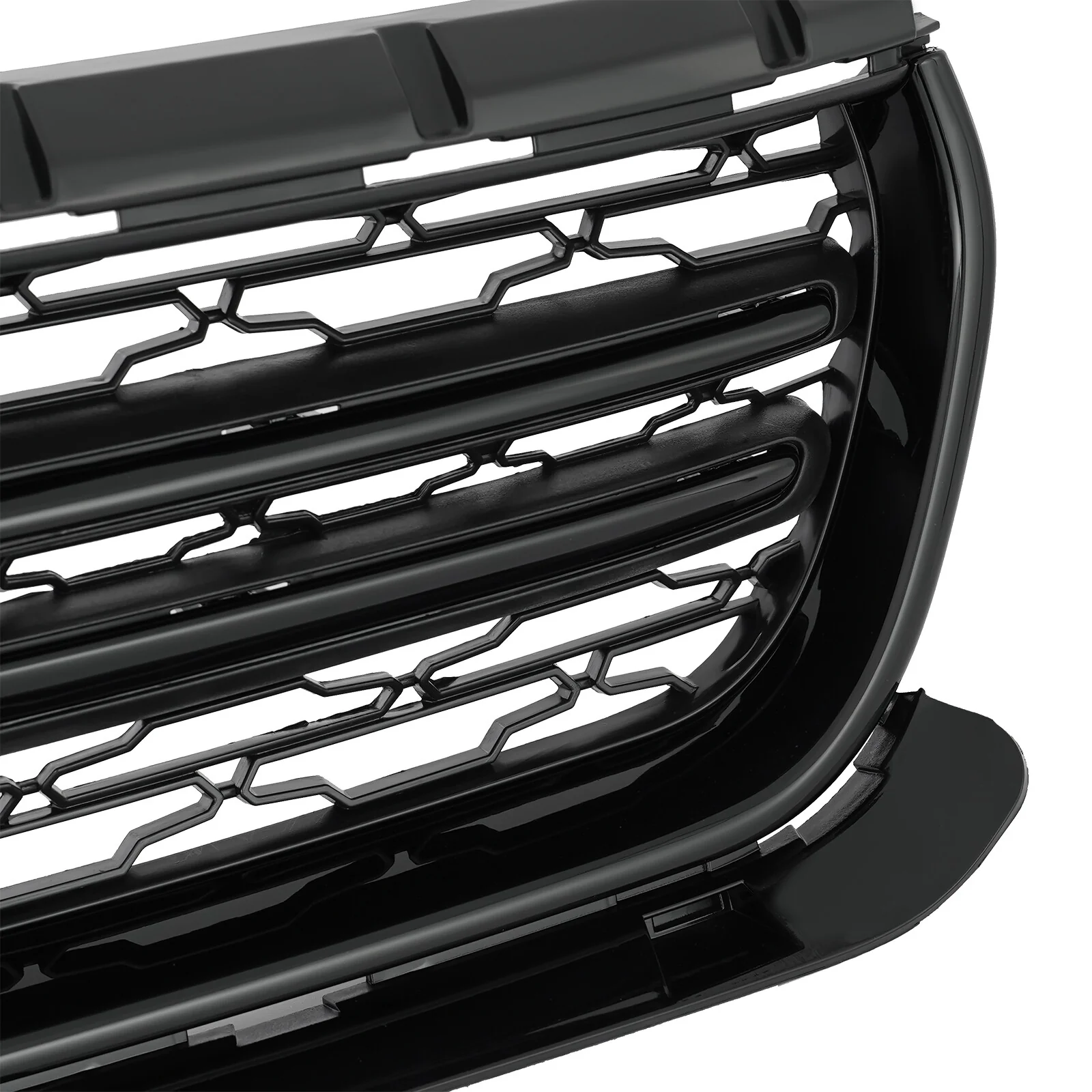 2PC Front Bumper Center Grille Black Mesh For 2015-2023 Dodge Charger SE SXT R/T - Image 5