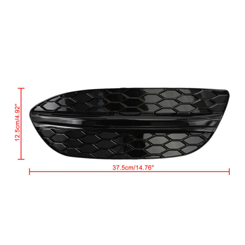 Front Fog Light Cover Grill For Mercedes C-Class W205 C250 C300 C350 Non-AMG 2015-2018 - Image 12