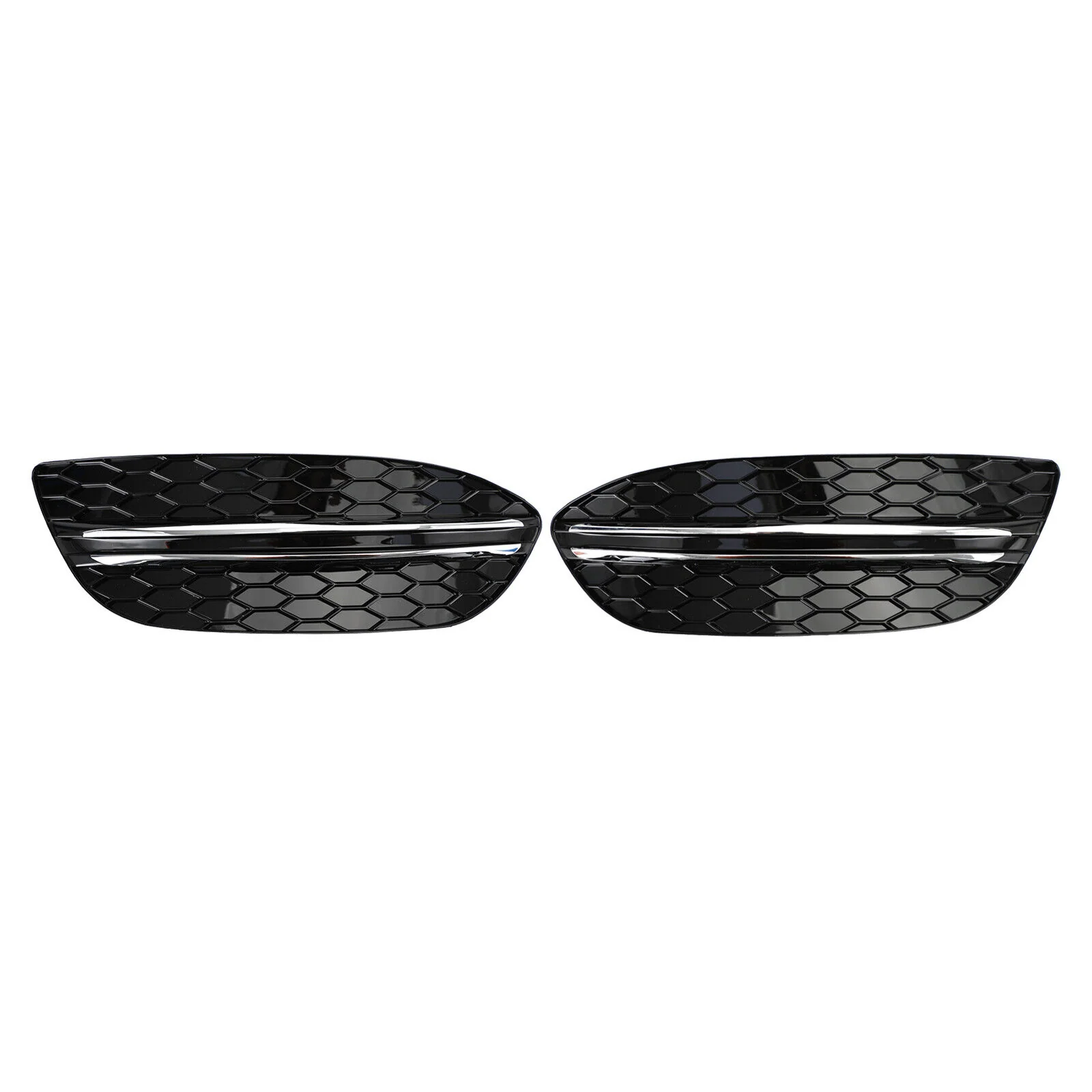 Front Fog Light Cover Grill For Mercedes C-Class W205 C250 C300 C350 Non-AMG 2015-2018 - Image 13