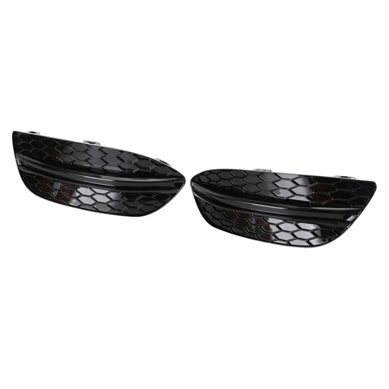 Front Fog Light Cover Grill For Mercedes C-Class W205 C250 C300 C350 Non-AMG 2015-2018 - Image 6