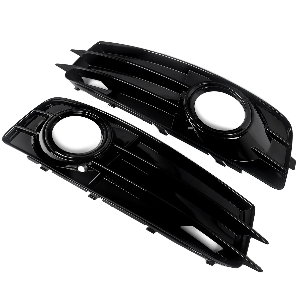 2pcs Front Bumper Fog Light Grille Fog Lamp Cover For Audi A3 8P S-Line 2009-2012 - Image 7