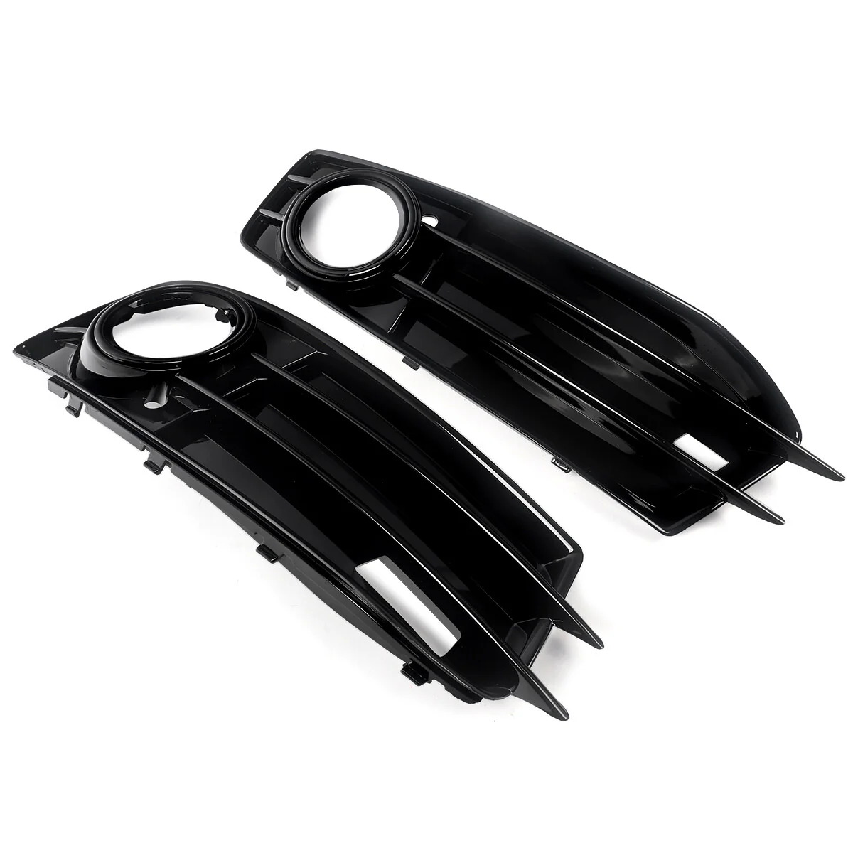 2pcs Front Bumper Fog Light Grille Fog Lamp Cover For Audi A3 8P S-Line 2009-2012 - Image 8