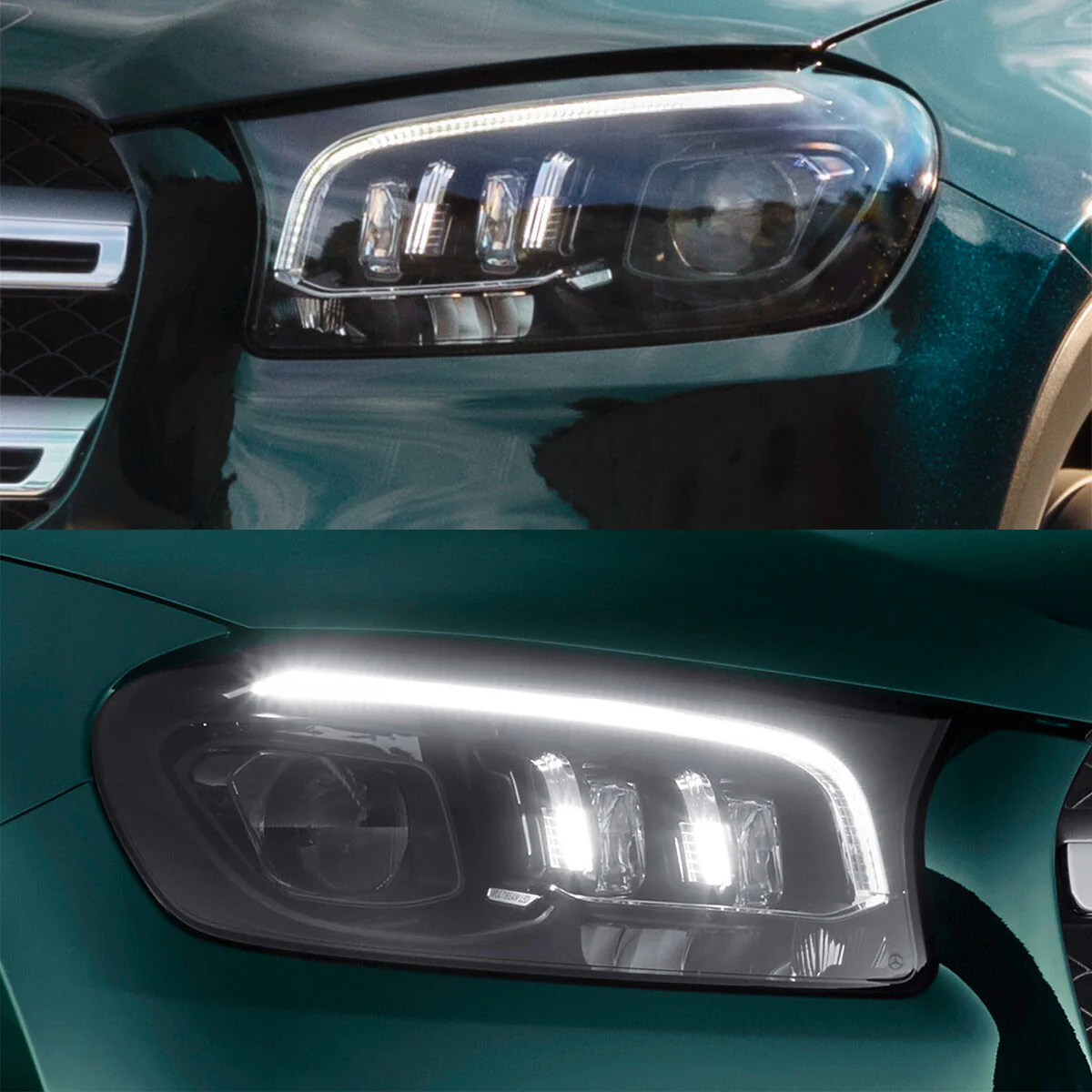 2pcs Headlight Headlamp Lens Cover Lampshade Shell For Mercedes-Benz GLS X167 2020-2023 - Image 3