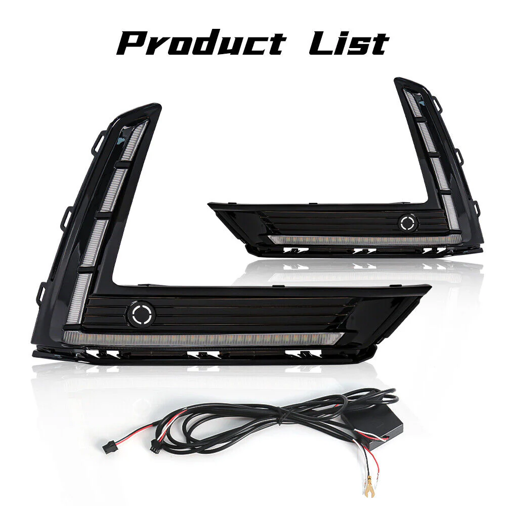 2pcs LED Fog Lamp Daytime Running Light Turn Signal For Honda CR-V CRV 2023-2025 - Image 5