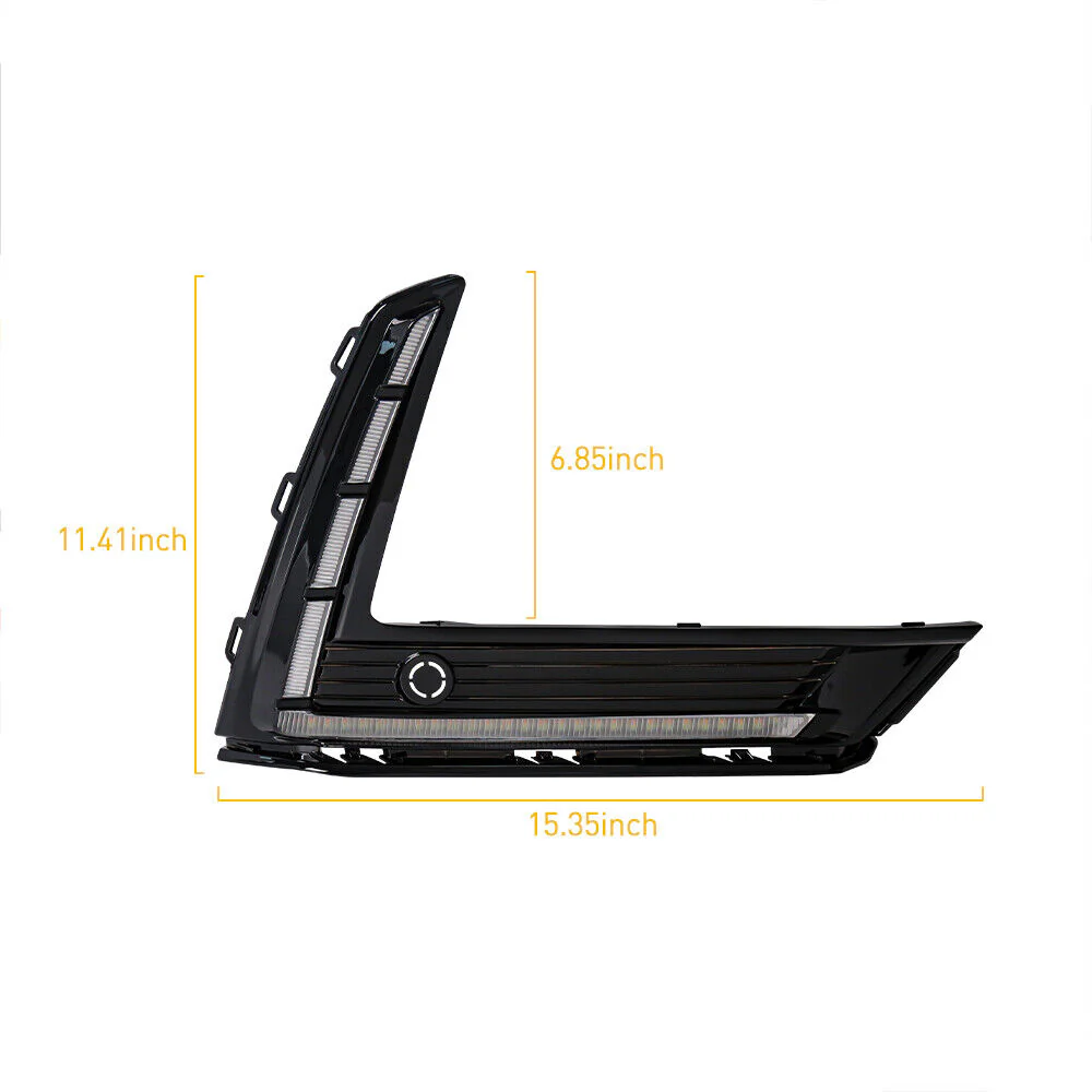 2pcs LED Fog Lamp Daytime Running Light Turn Signal For Honda CR-V CRV 2023-2025 - Image 8