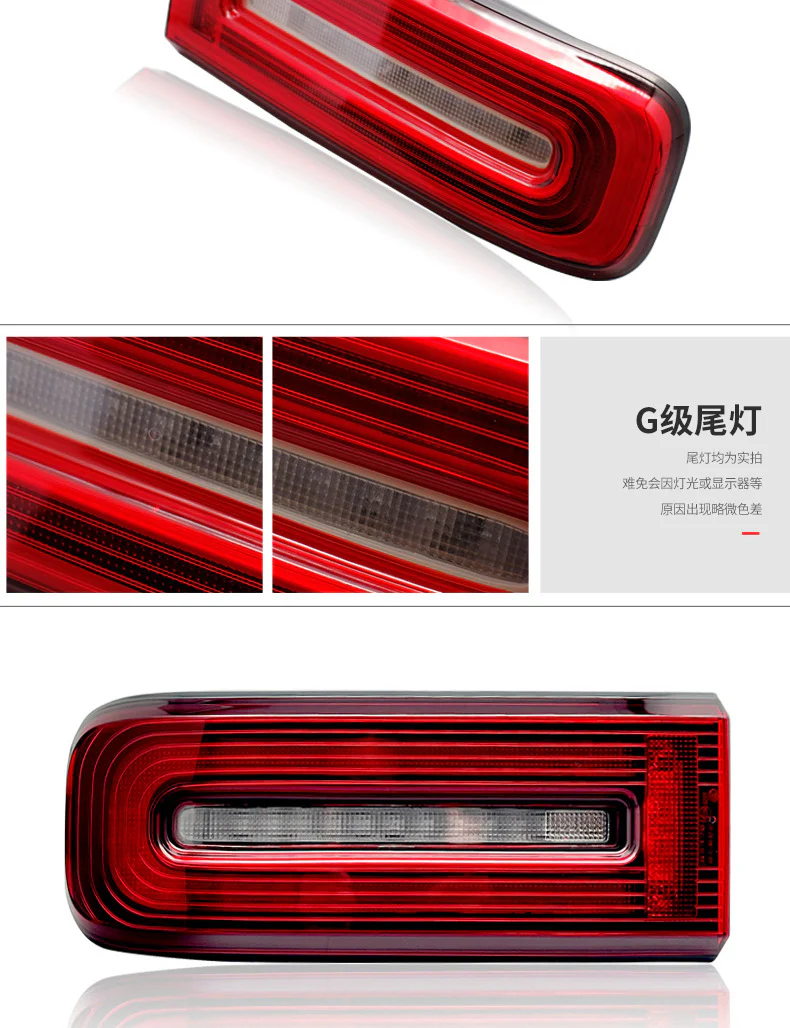 2PCS Left+Right For Mercedes W464 G500 G550 G63 2019-2023 Rear Tail Lights Taillights - Image 5