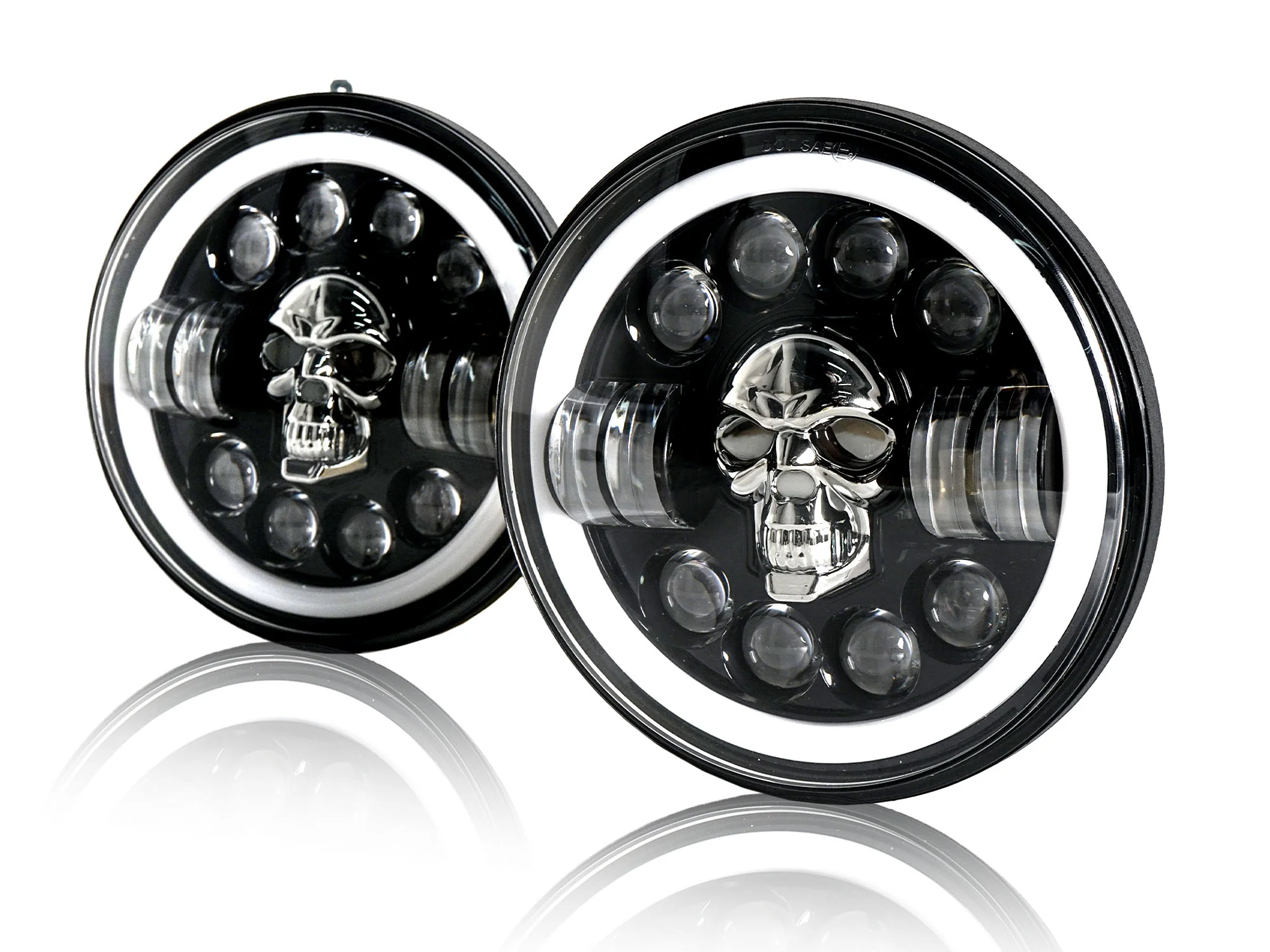 2pcs 7" RGB LED Headlights Halo Angel Eyes DRL for 90-97 Mazda Miata MX5 MX-5 - Image 10