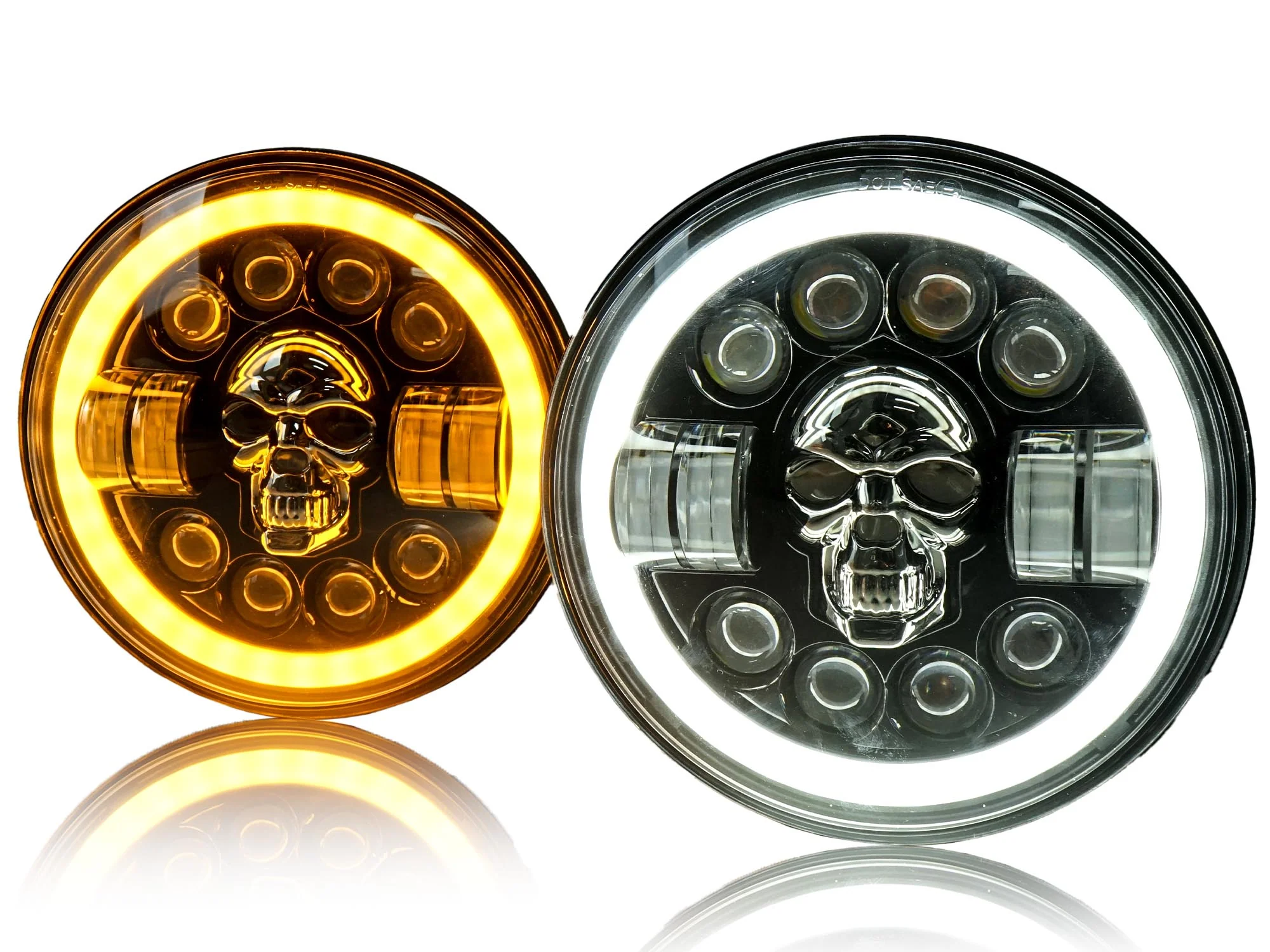 2pcs 7" RGB LED Headlights Halo Angel Eyes DRL for 90-97 Mazda Miata MX5 MX-5 - Image 6