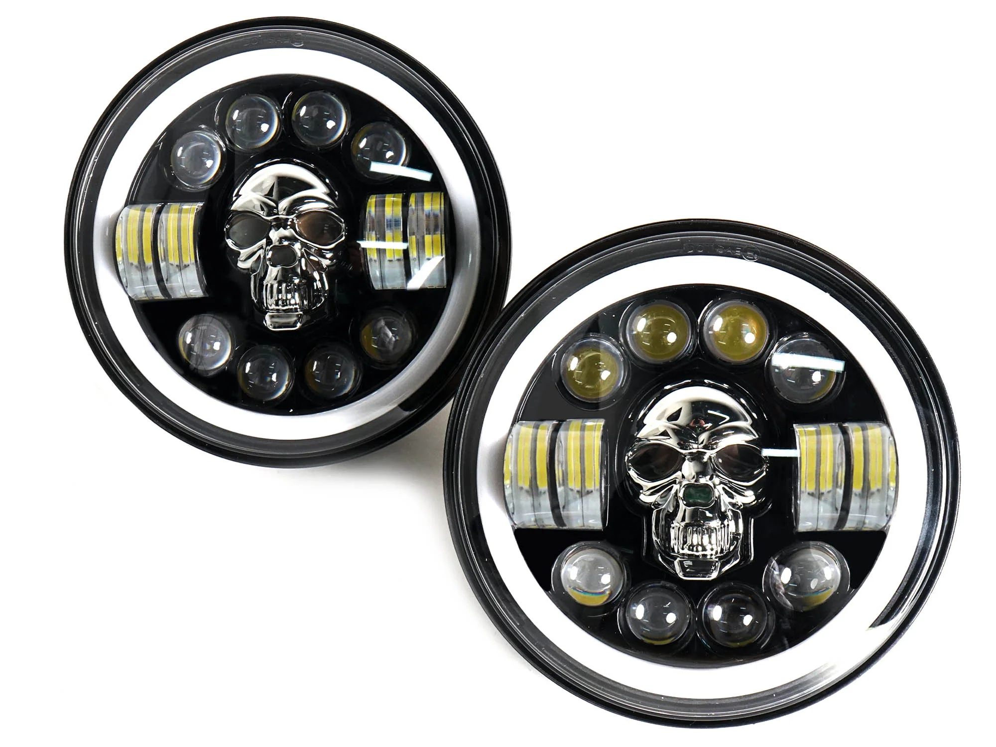 2pcs 7" RGB LED Headlights Halo Angel Eyes DRL for 90-97 Mazda Miata MX5 MX-5 - Image 7