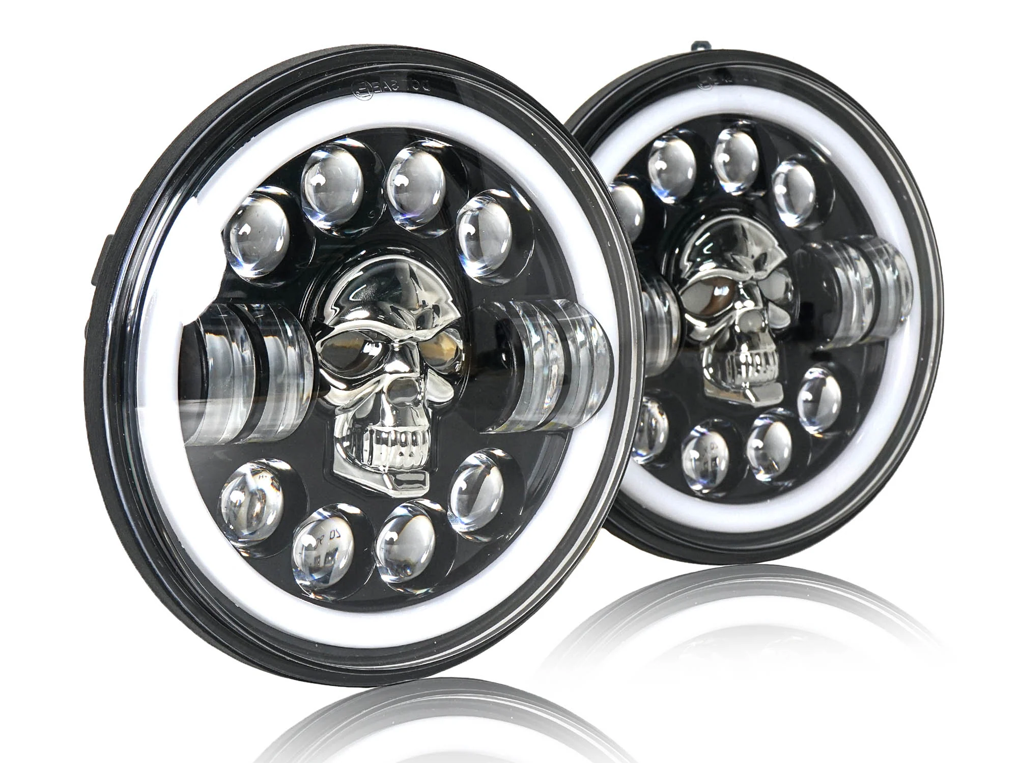 2pcs 7" RGB LED Headlights Halo Angel Eyes DRL for 90-97 Mazda Miata MX5 MX-5 - Image 9
