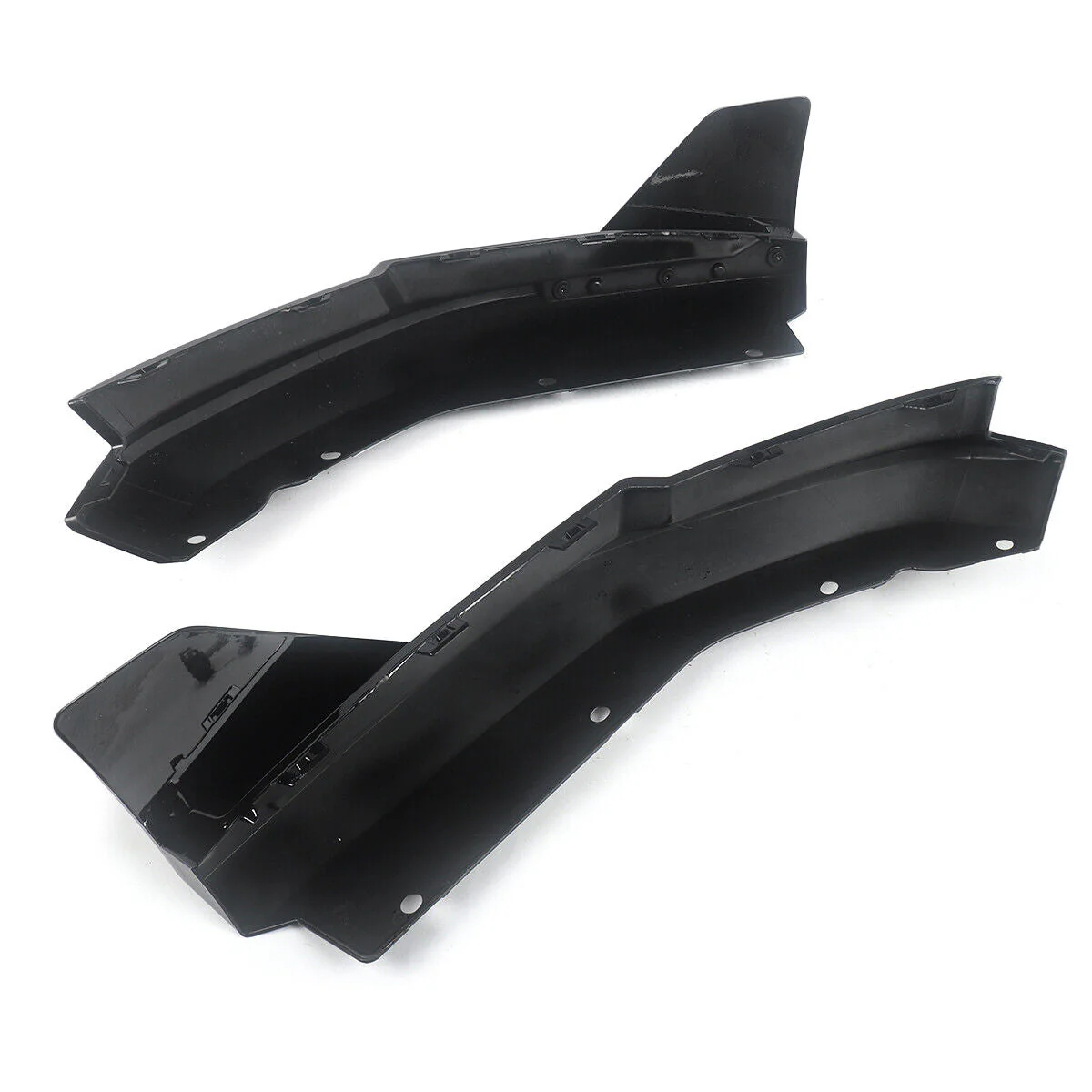 Gloss Black Rear Bumper Canards Splitters For 2021+ BMW G80 M3 G82 - Image 8