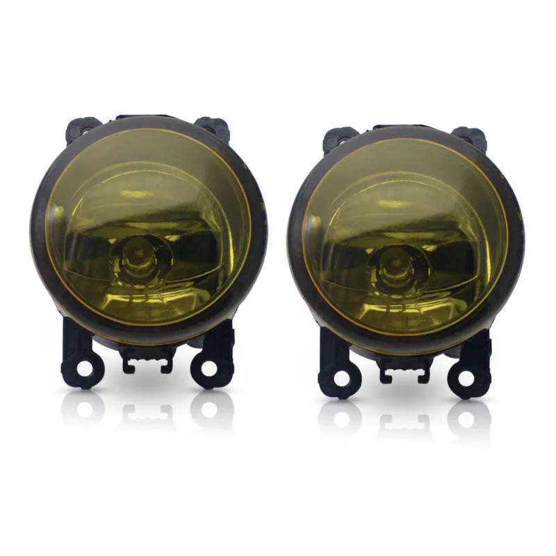 Pair Golden Yellow Front Fog Driving Lights w/ H11 Bulbs For 2015-2021 Subaru WRX STi - Image 6