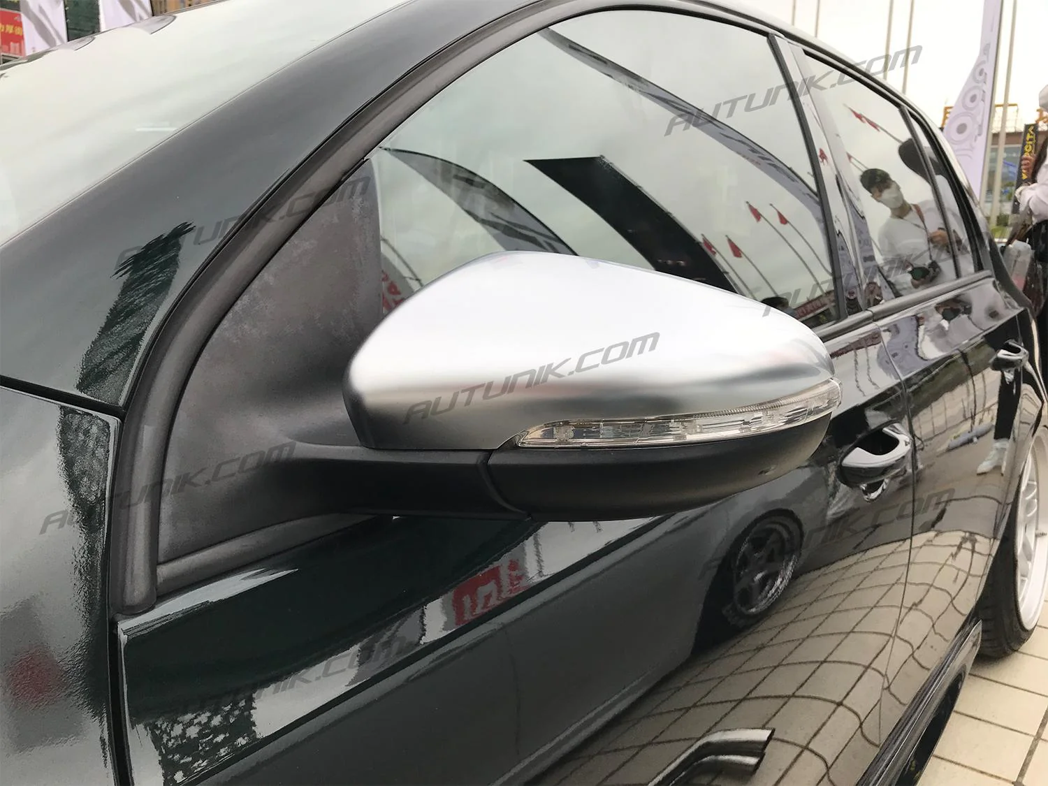 Matte Chrome Side Mirror Cover Caps for VW GOLF 6 MK6 R GTI TSI TDI 2009-2013 - Image 2