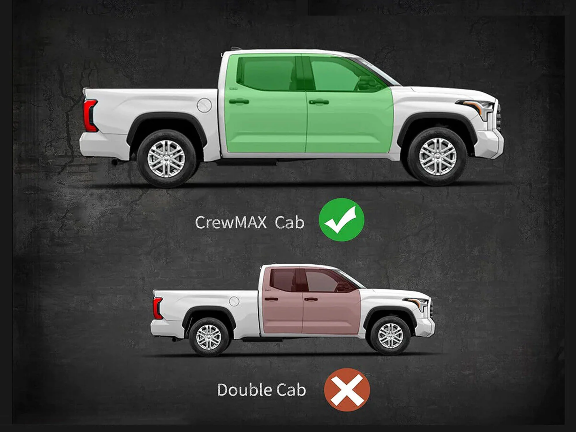 3.5'' Curved Running Boards FOR 2022-2026 Toyota Tundra CrewMax Side Step Nerf Bar - Image 2
