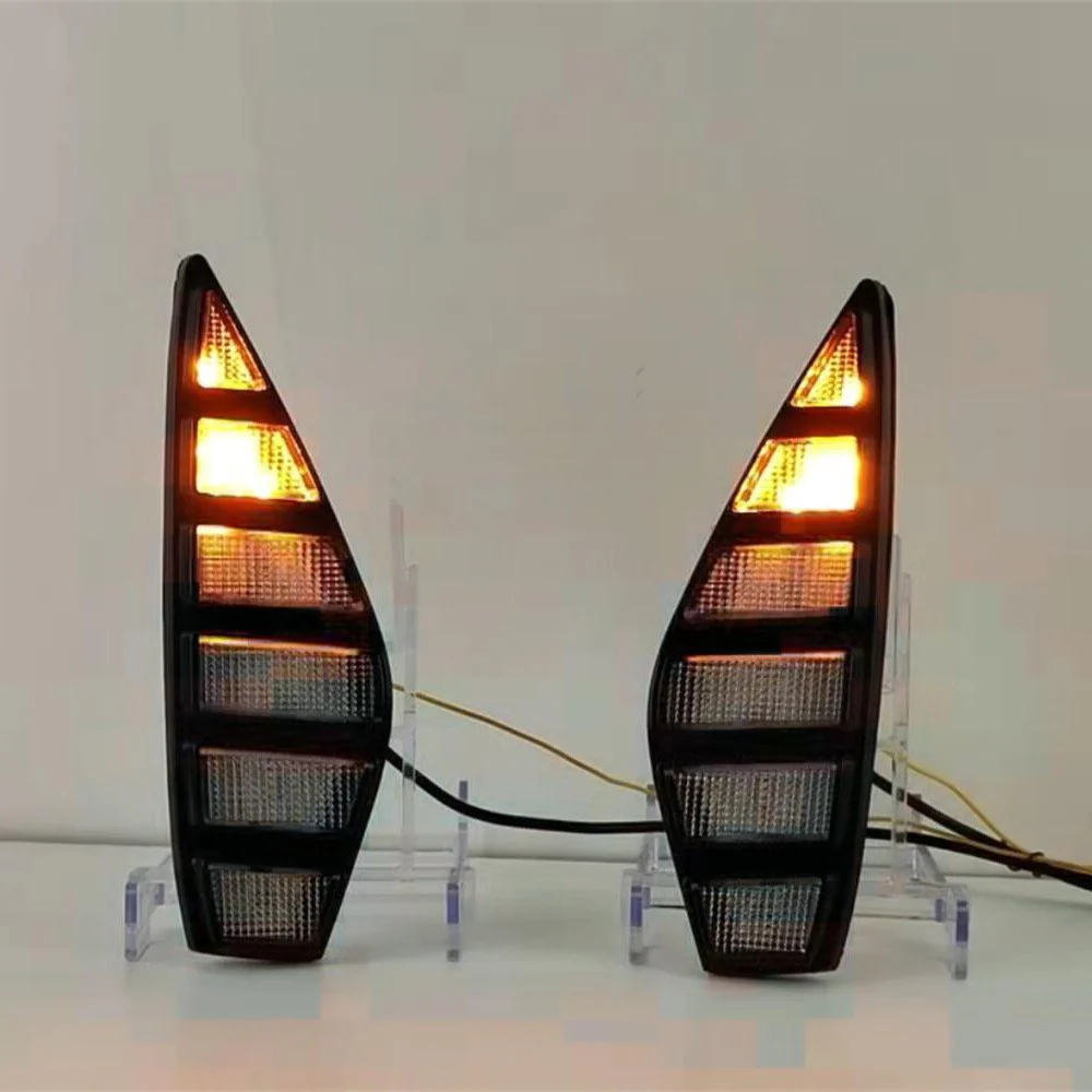 3-Color LED DRL Fog Lights Turn Signals For Honda Civic 2025+ – White / Amber / Blue - Image 11