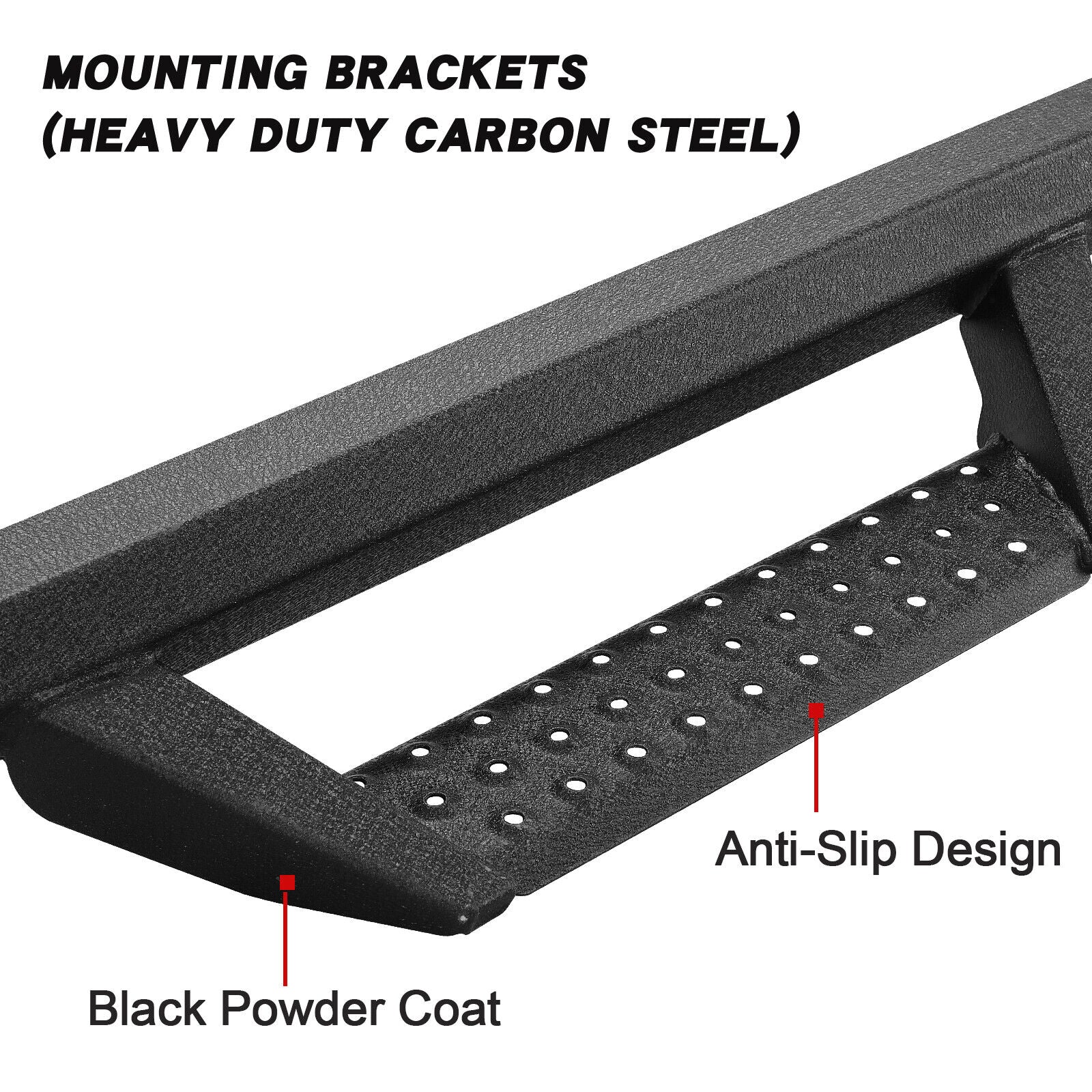 3" Drop Running Boards For 2022-2026 Toyota Tundra Double Cab Side Step Nerf Bar - Image 7