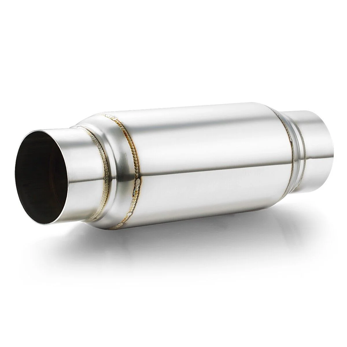 3" Exhaust Resonator, 12" Long Universal Muffler, Deep Tone, Reduce Engine Noise - Image 7