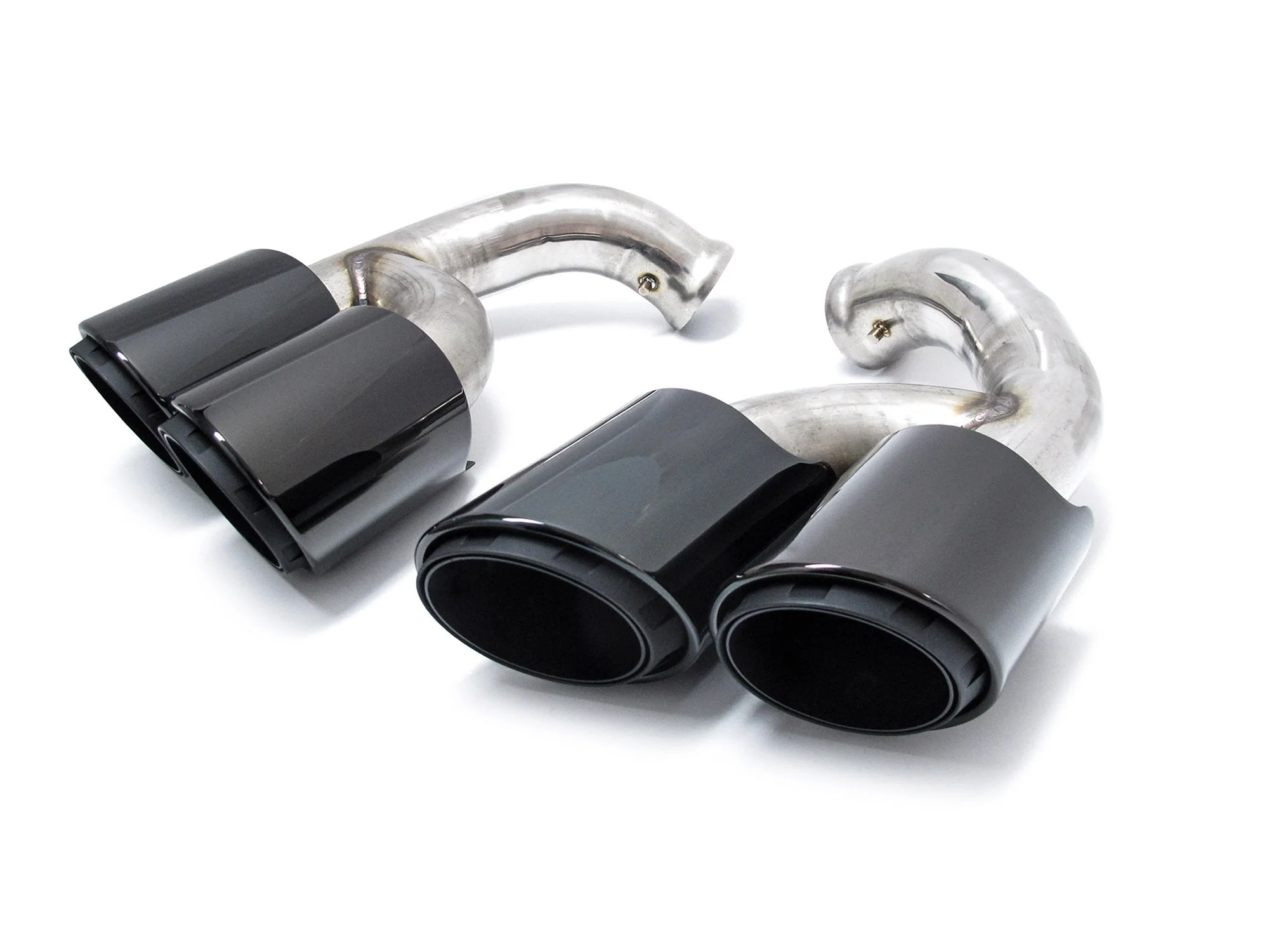 3-Layers Sport Exhaust Tips Pipe For Porsche 958.2 Cayenne 92A 2015-2018 et151 - Image 6