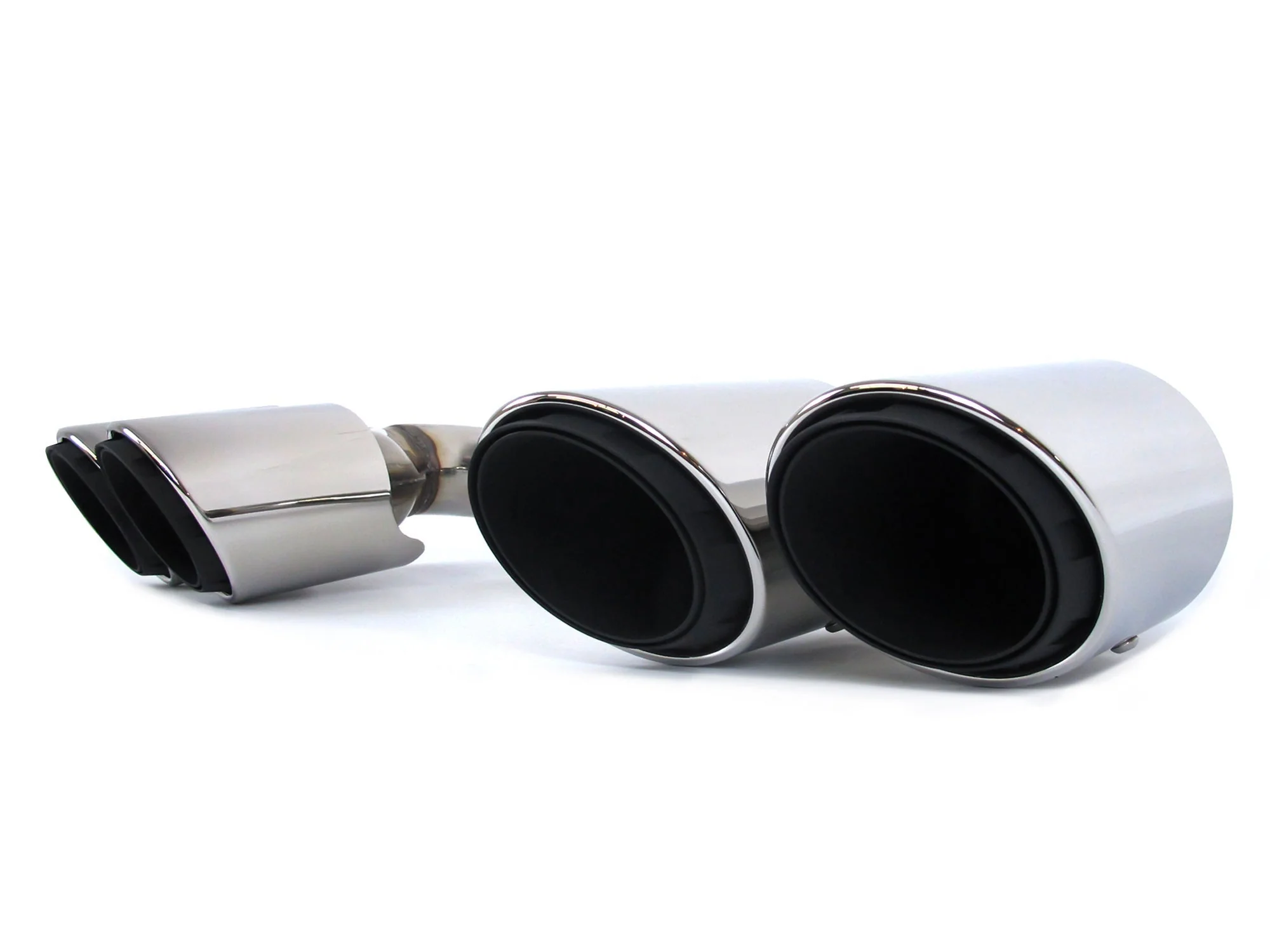 3-Layers Silver Exhaust Tips For Porsche Cayenne 9Y0 9Y3 2019-2026 - Image 7