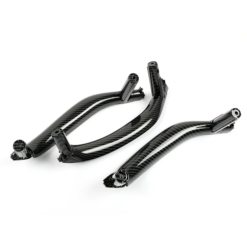 3PCS Carbon Fiber Look Inner Door Handle Panel Pull Trim For BMW X5 F15 X6 F16 2014-2018 - Image 2