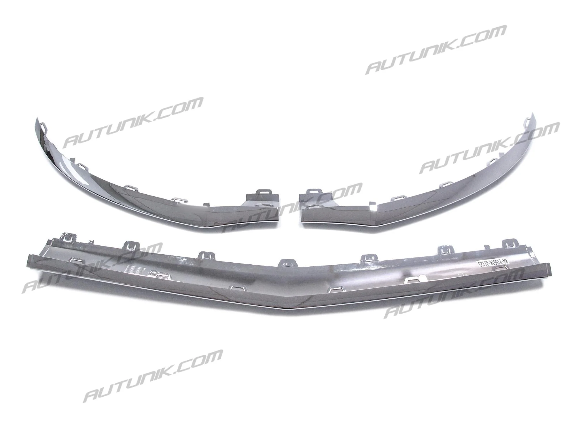 3pcs Chrome Front Bumper Lip Molding Trim For Mercedes W218 CLS CLS400 CLS550 2015-2018 di123 - Image 7