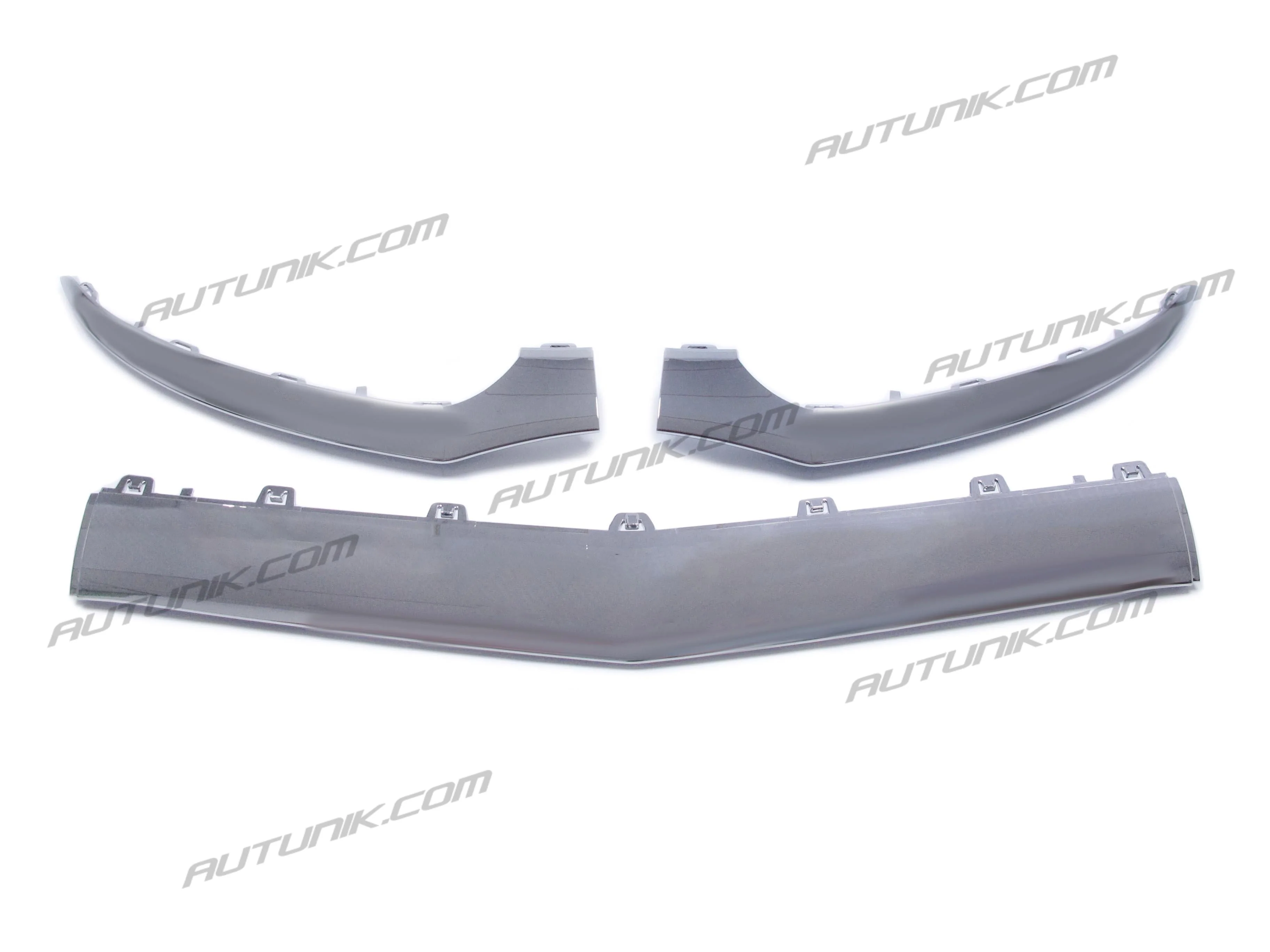 3pcs Chrome Front Bumper Lip Molding Trim For Mercedes W218 CLS CLS400 CLS550 2015-2018 di123 - Image 8