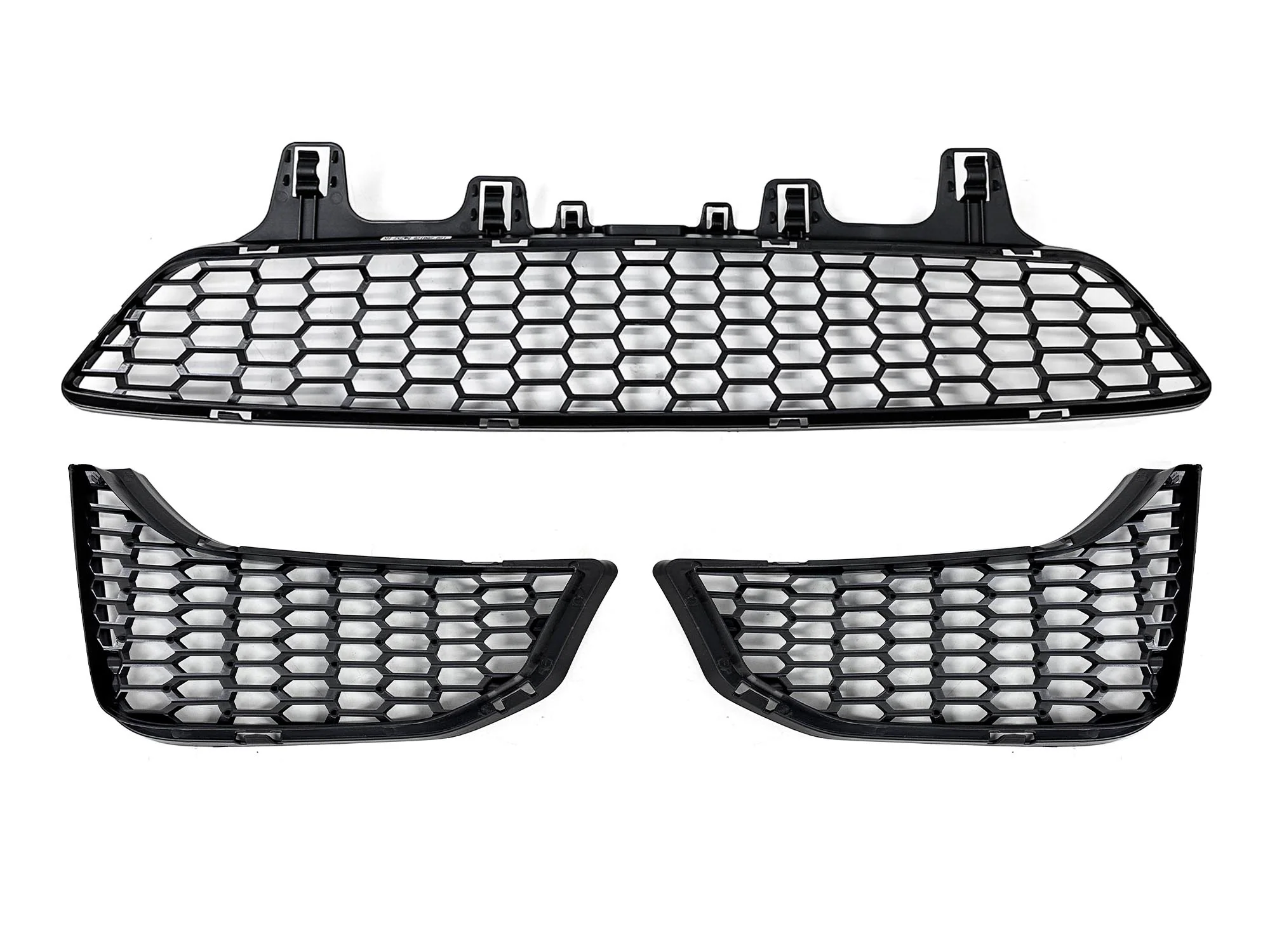 3pcs Fog Light Bezel Grill Front Bumper Center Mesh For BMW M3 F80 M4 F82 F83 - Image 8