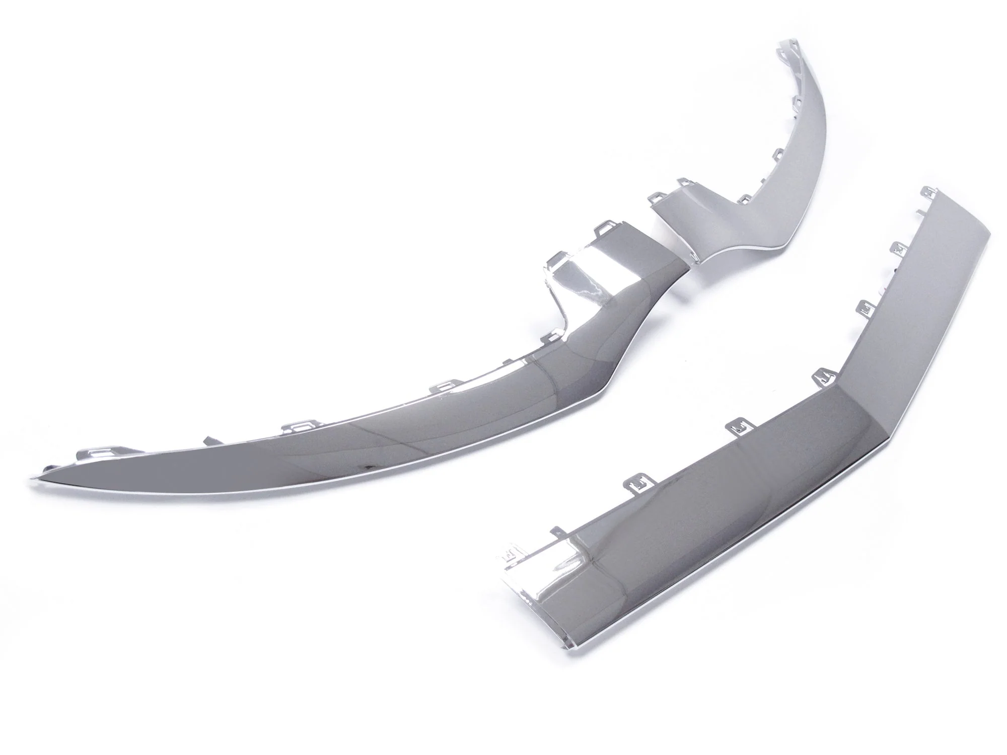 2pcs Front Bumper Lip Trim Molding 3PCS For Mercedes W207 2DR Coupe E250 E350 2014-2017 - Image 5