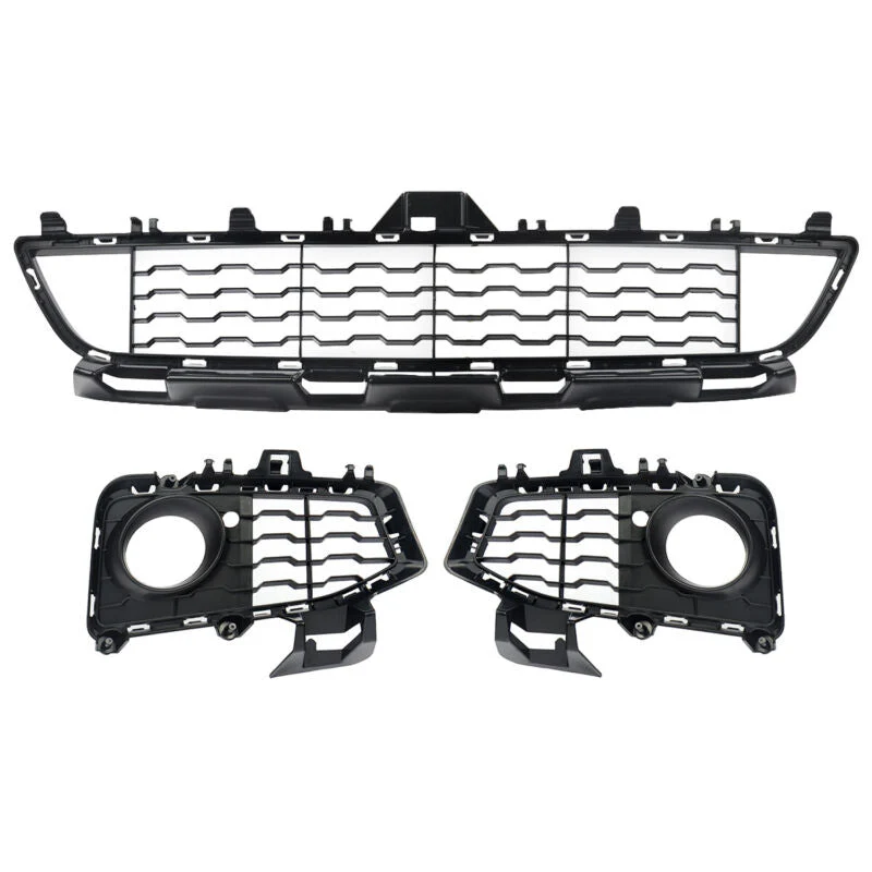 Front Fog Grill + Lower Bumper Grille For BMW F32/F33/F36 M Sport 2014-2021 - Image 3