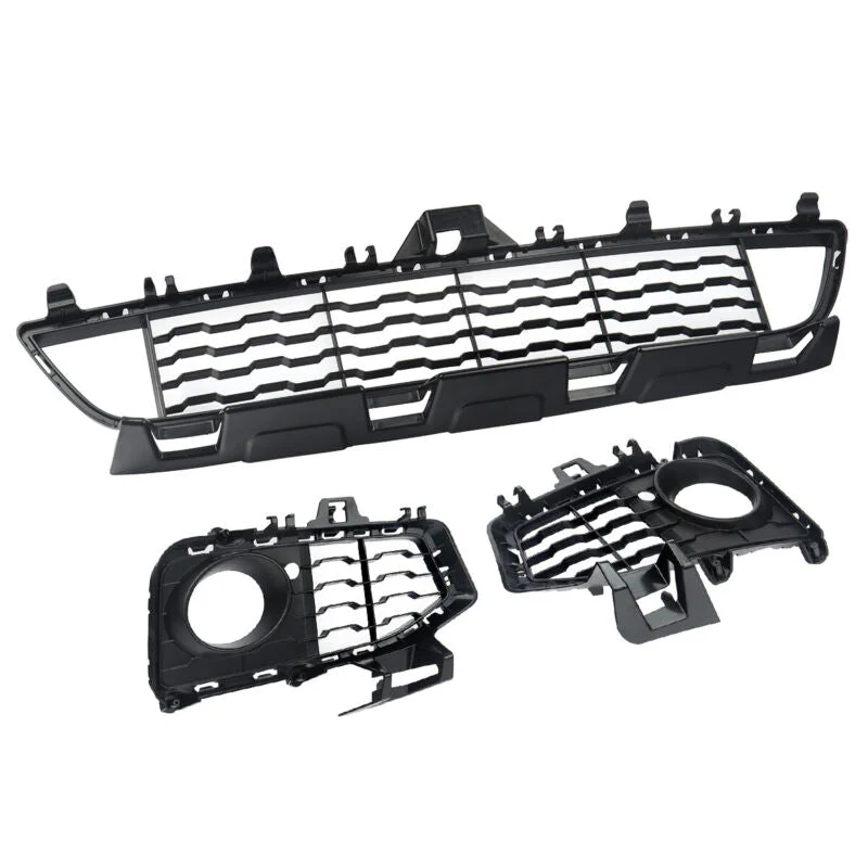 Front Fog Grill + Lower Bumper Grille For BMW F32/F33/F36 M Sport 2014-2021 - Image 7
