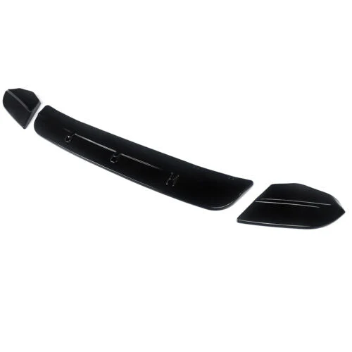 3x Gloss Black Front Bumper Lip Lower Spoiler Splitter For BMW F98 F97 X3M X4M 2019-2021 - Image 7