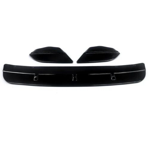 3x Gloss Black Front Bumper Lip Lower Spoiler Splitter For BMW F98 F97 X3M X4M 2019-2021 - Image 8