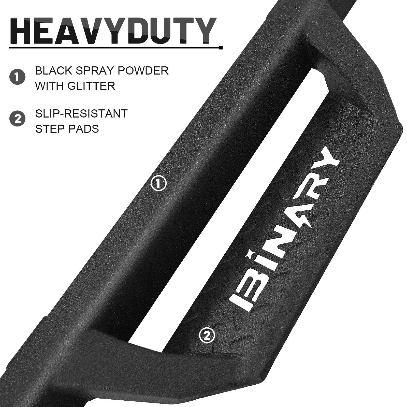 4.3 Inches Drop Down Side Step For 2024-2026 Toyota Tacoma Double/Crew Cab Running Board Nerf Bar Side Step - Image 5