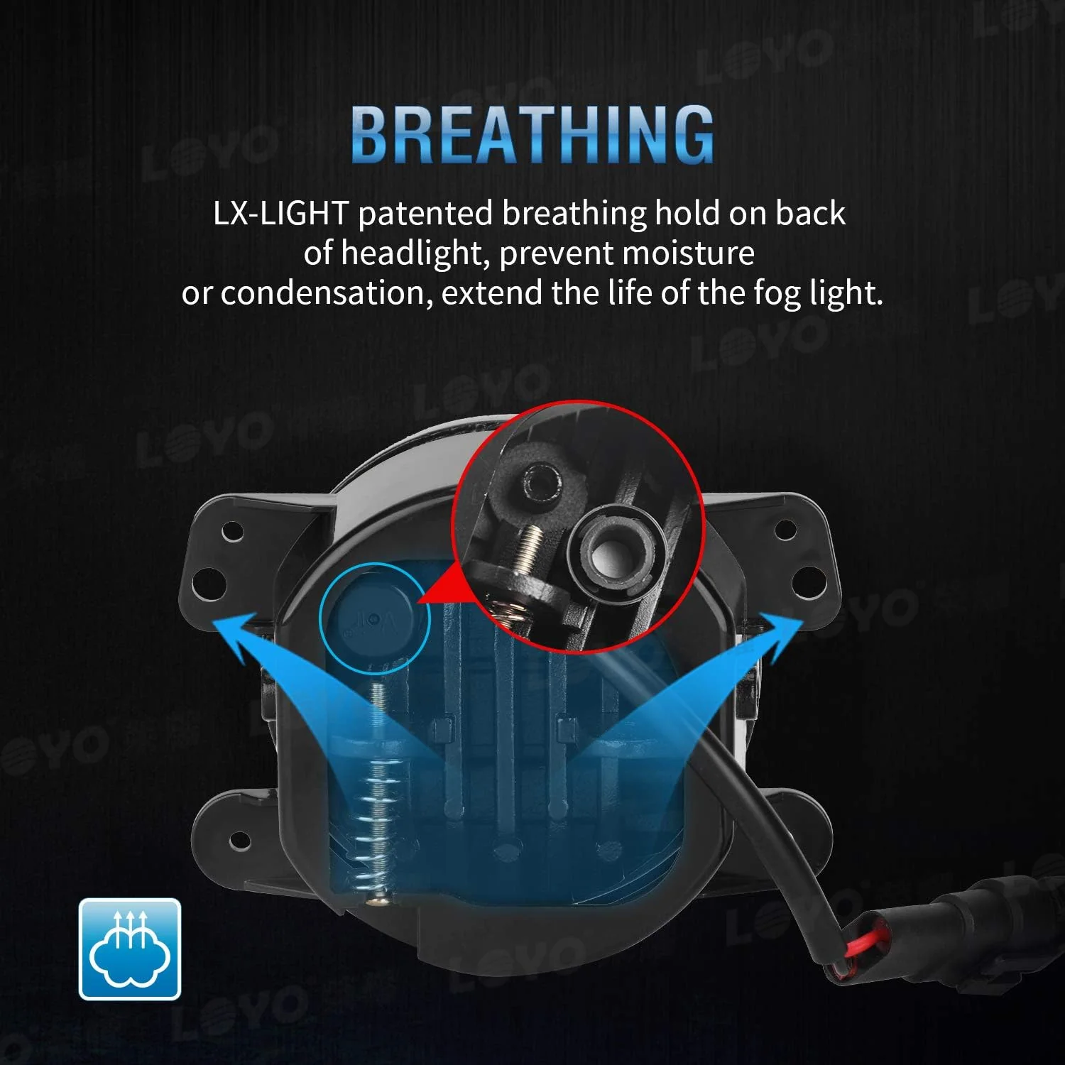 4 INCH LED Fog Lights for Jeep Wrangler JL JT JK Rubicon 2007-2013 - Image 4