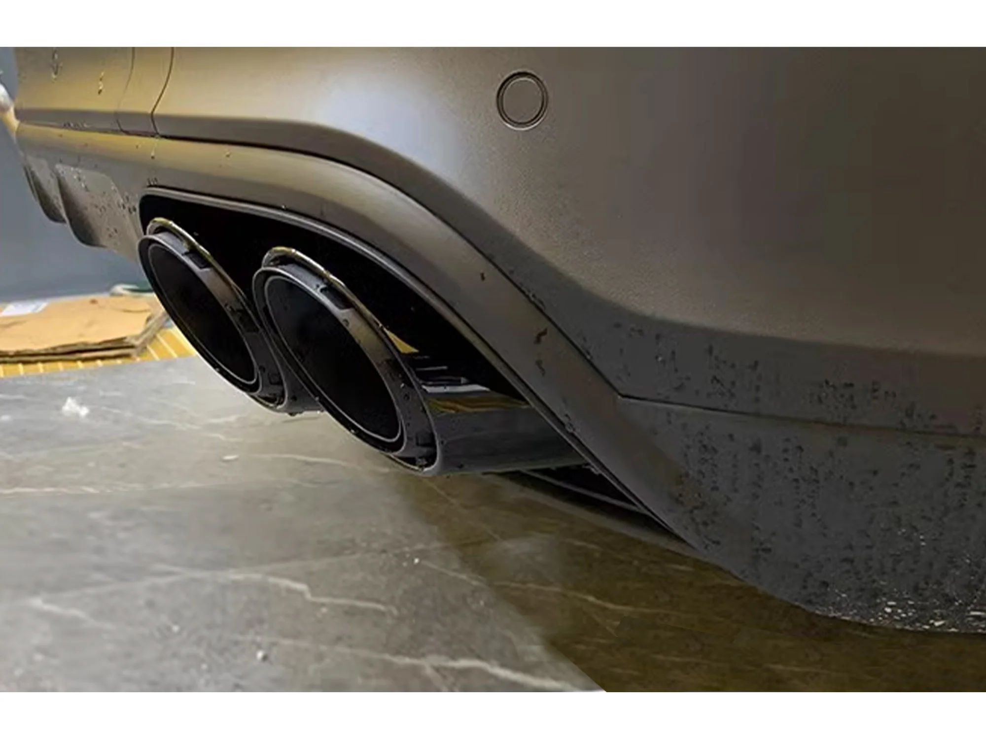 4PCS Black Exhaust Tips Pipes for Porsche Cayenne 9Y0 9Y3 2019-2026 with PSE et166 - Image 3
