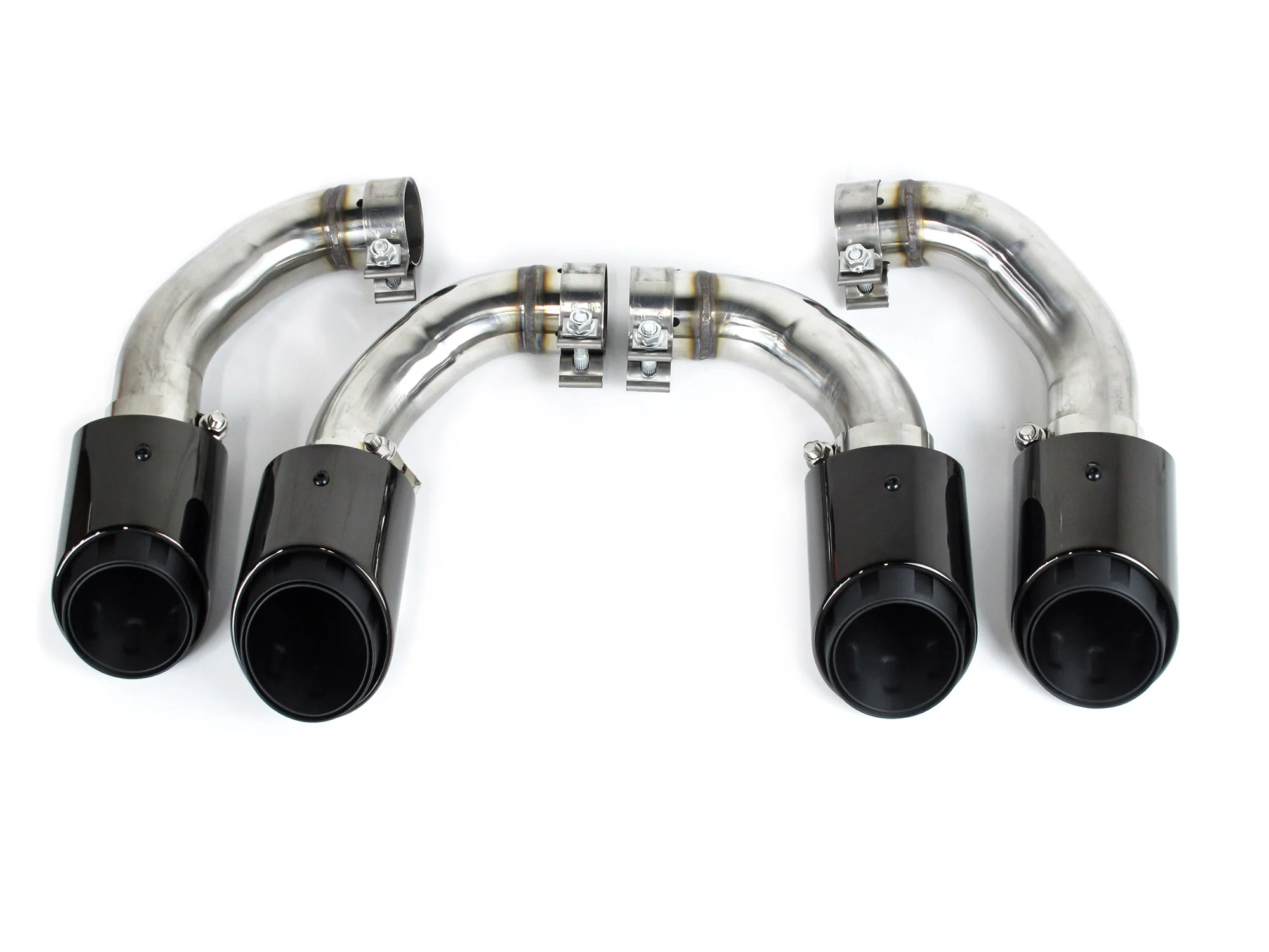 4PCS Black Exhaust Tips Pipes for Porsche Cayenne 9Y0 9Y3 2019-2026 with PSE et166 - Image 6