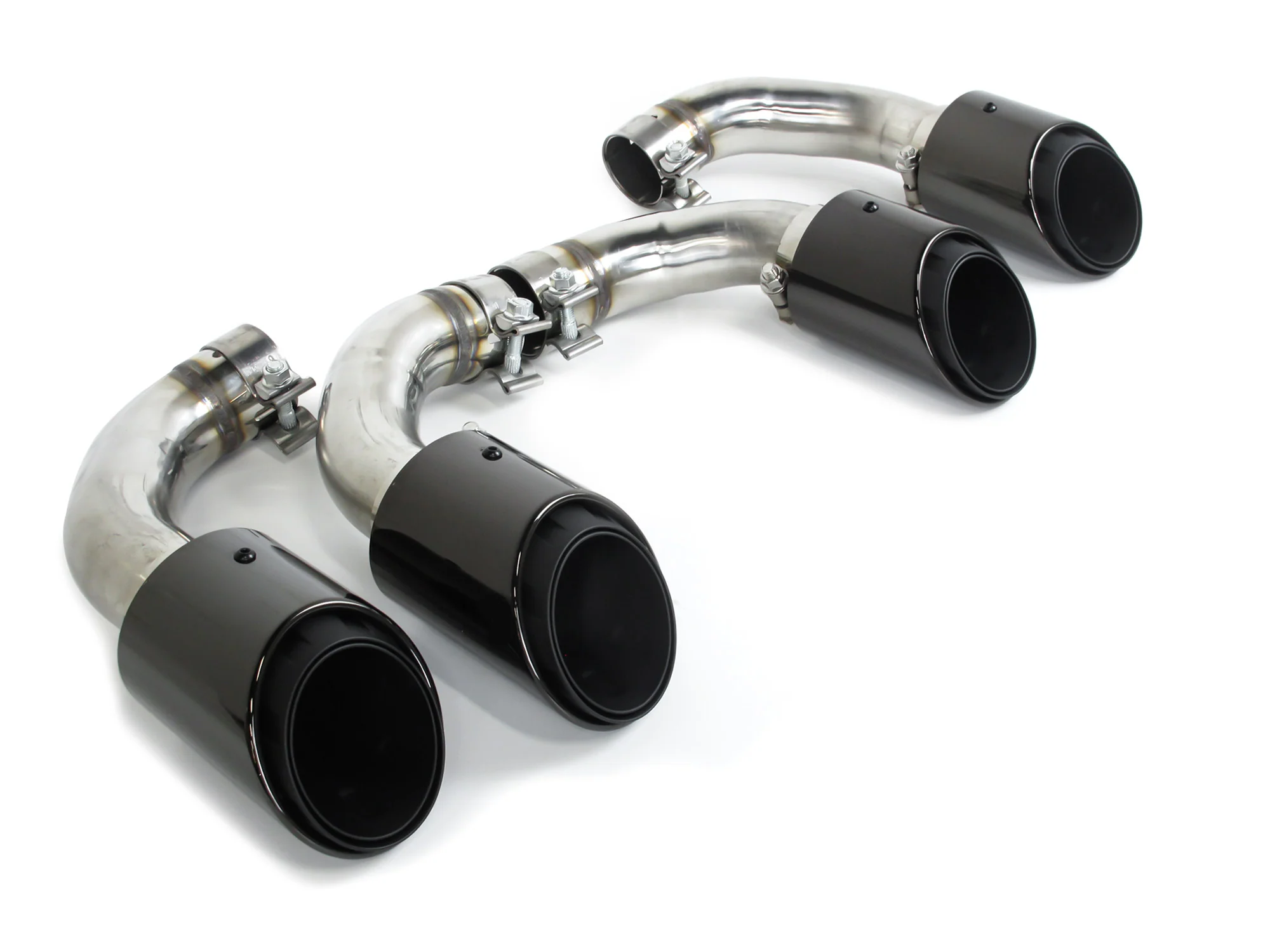 4PCS Black Exhaust Tips Pipes for Porsche Cayenne 9Y0 9Y3 2019-2026 with PSE et166 - Image 7