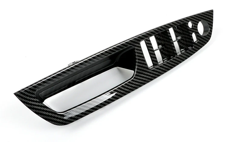 4PCS Carbon Fiber Look Interior Door Handle Pull Panel Trim For BMW X5 E70 X6 E71 2007–2014 - Image 11
