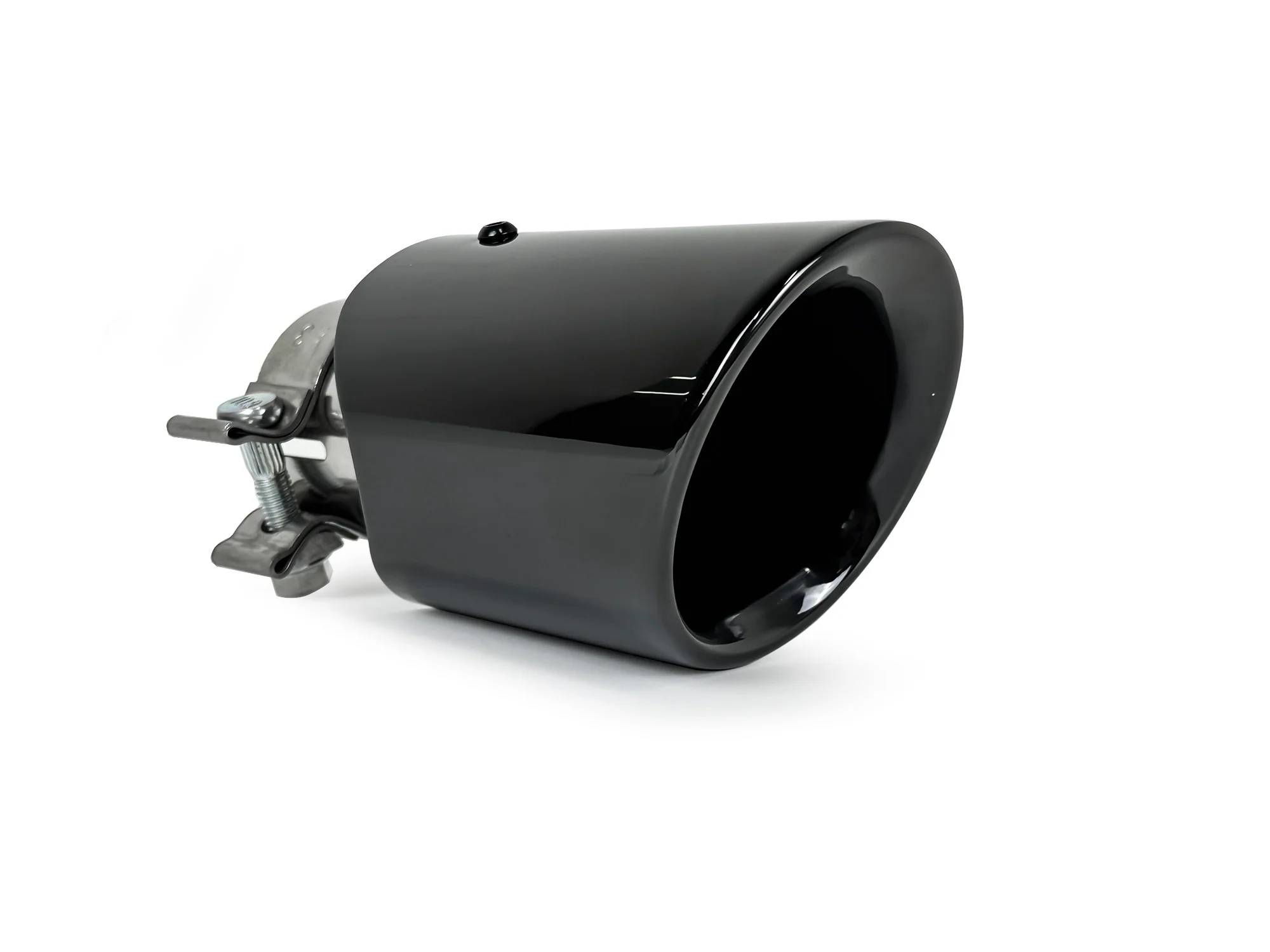 4x 62mm Universal Exhaust Tips Black/Chrome Clamp-On for Porsche Cayenne Macan Panamera - Image 16