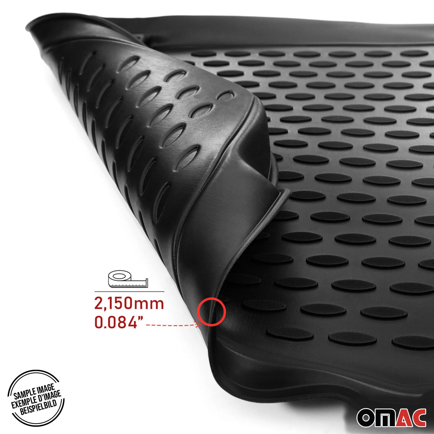 4pcs Floor Mats Liner for Audi A8 L 2002-2010 Black TPE All-Weather - Image 6
