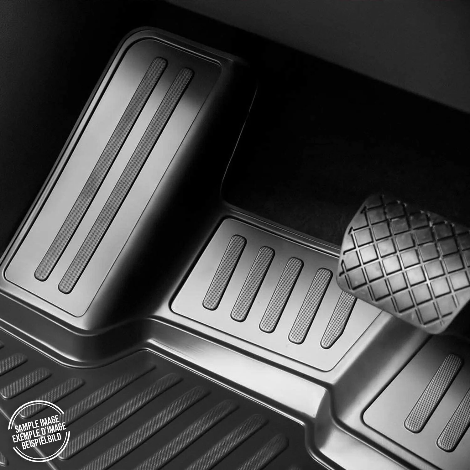 4pcs Floor Mats Liner for Audi Q7 2007-2015 Black TPE All-Weather - Image 3